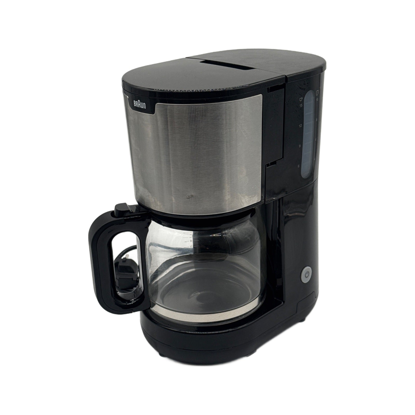 Braun KF 1500 BK Glass-Front Kitchen Cabinets Braun PurShine KF 1500 BK - Macchina da caffè a filtro con caraffa in vetro