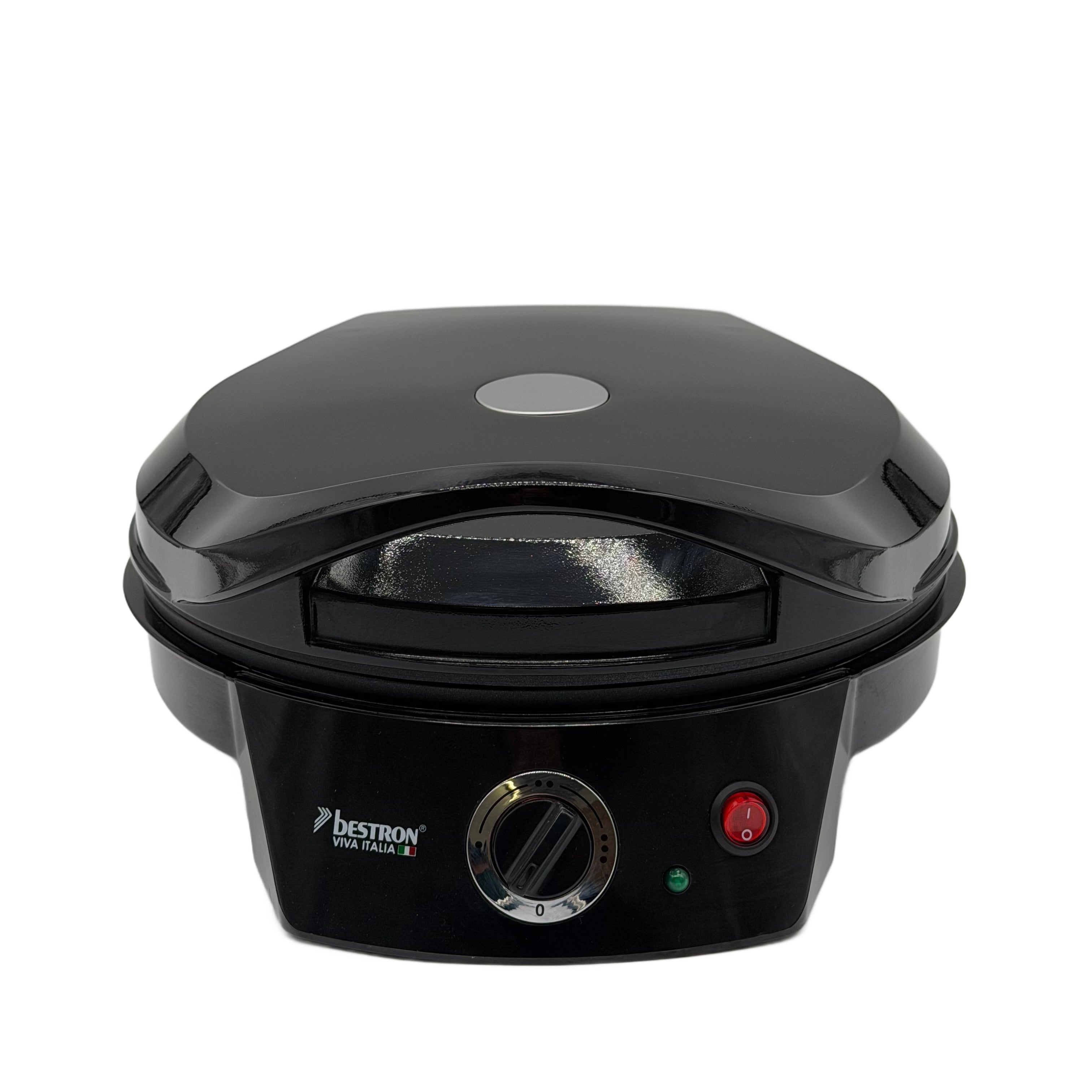 Bestron non indicato Elettrodomestico Bestron forno per pizza elettrico 1800W Ø27cm, temperatura fino a 230°C, nero