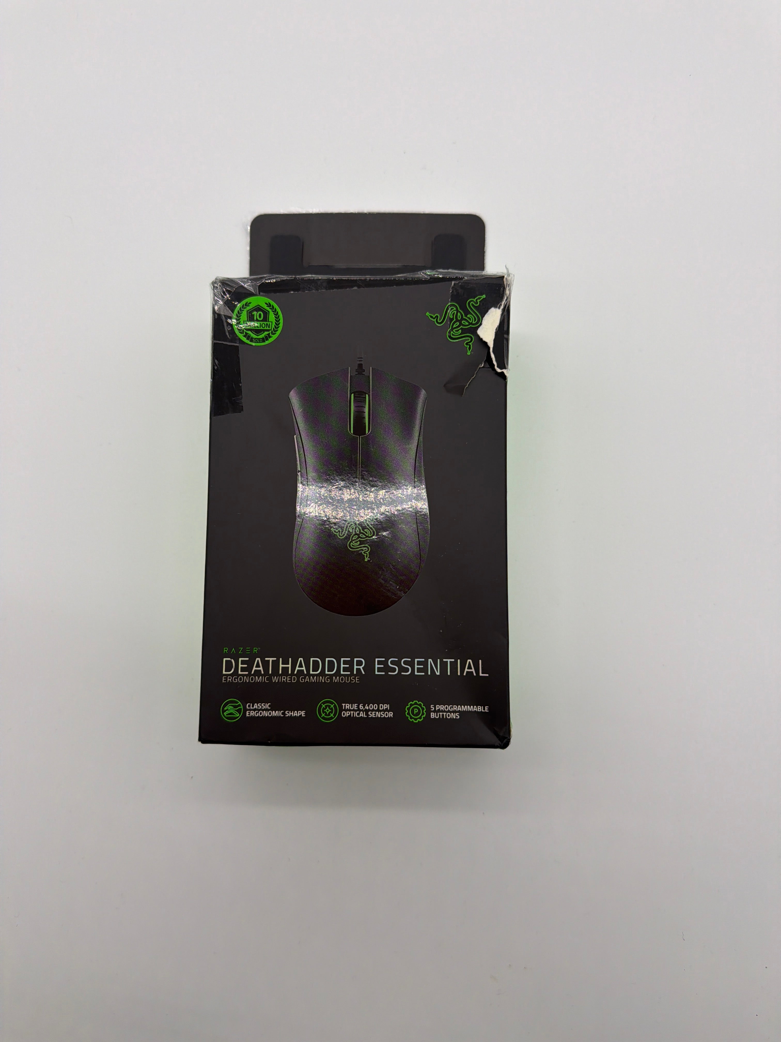 Razer DeathAdder Essential Mouse Razer DeathAdder Essential - Ratón Gaming con sensor óptico, 6400 DPI (5 botones programable