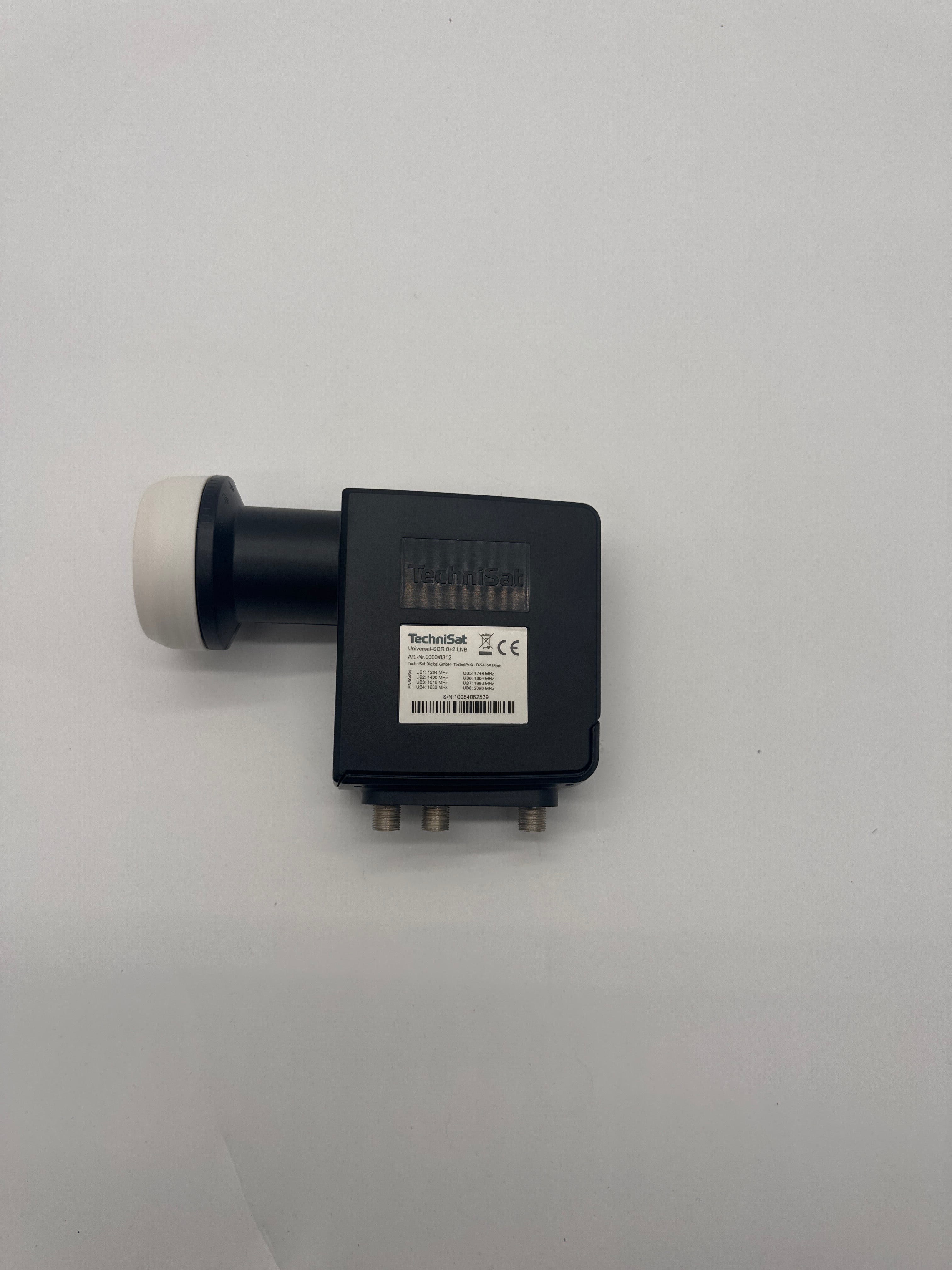 TechniSat Universal-SCR 8+2 LNB Satellite Radios TechniSat Universal‑SCR 8+2 LNB Unicable (attacco 40 mm) nero