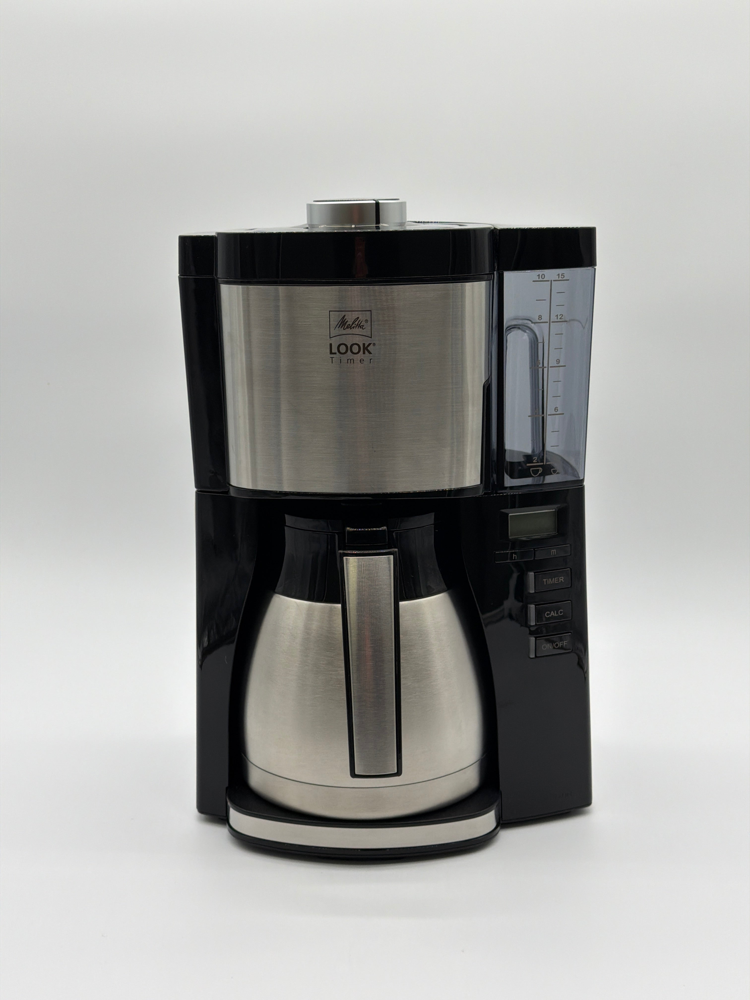 Melitta Look Timer Elettrodomestico Melitta Look Timer macchina da caffè a filtro con caraffa termica, timer — nero (1025‑18)
