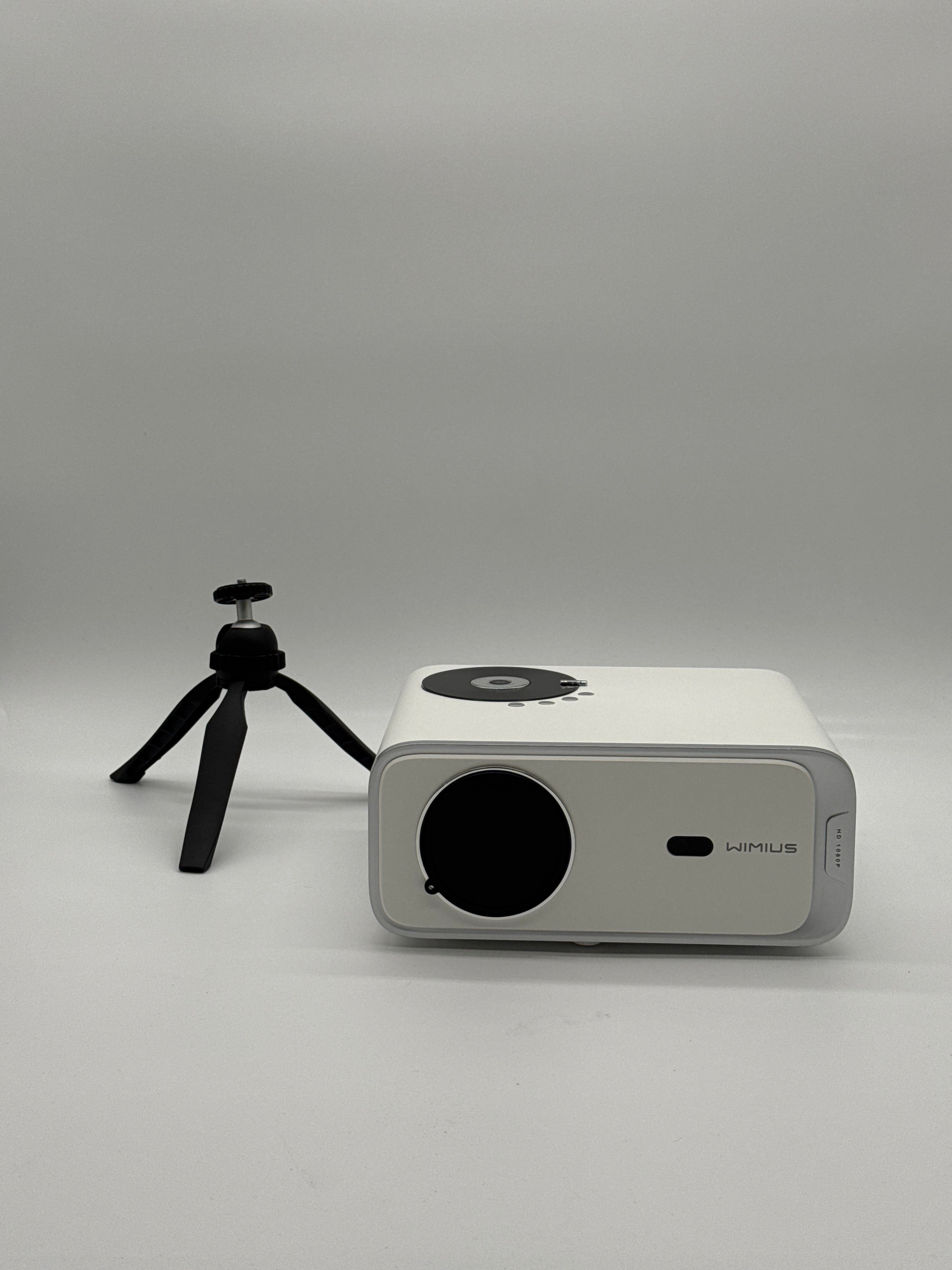 WiMiUS non specificato Cinema Video Cameras WiMiUS Proiettore Home Cinema 1080P (supporto 4K) con Android TV, Wi‑Fi e Bluetoo