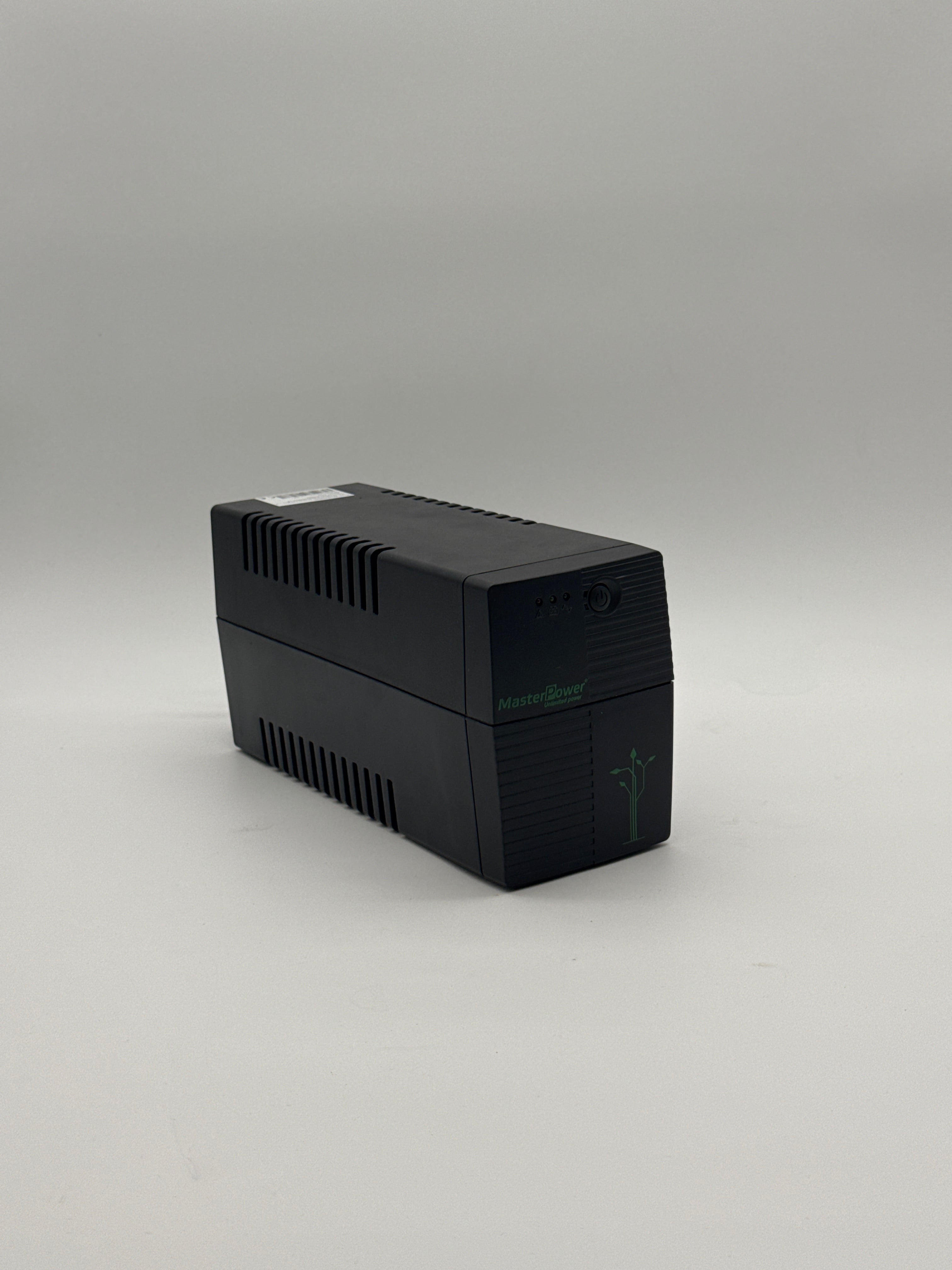 Master Power SAI UPS 650VA 360W Caricabatterie Master Power SAI UPS 650VA (360W) con 2 prese Schuko – Uscita a tensione costa