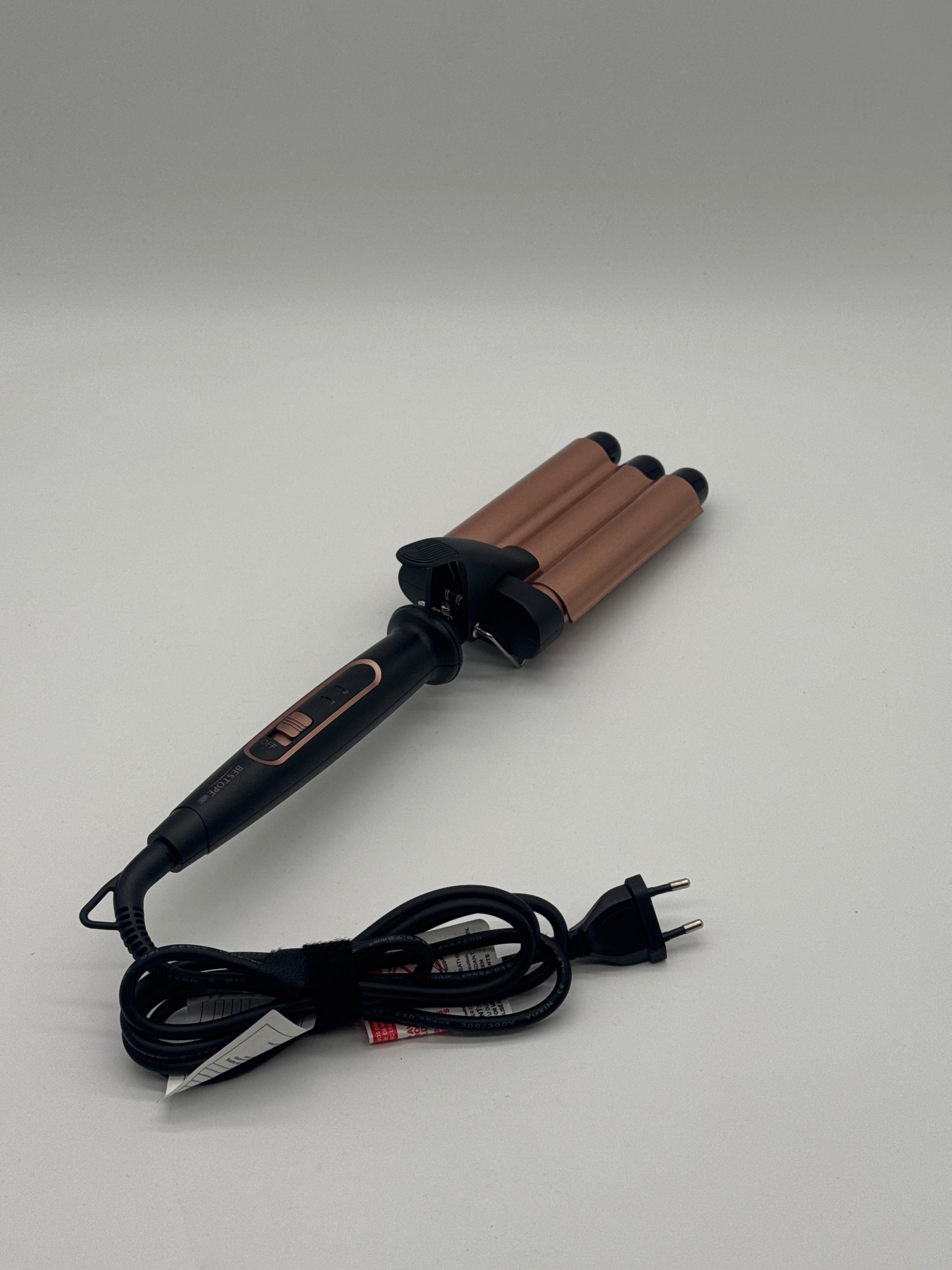 BESTOPE MIX Curling Irons Piastra Onde 22mm BESTOPE MIX - Ferro Arricciacapelli a 3 Tubi in Ceramica