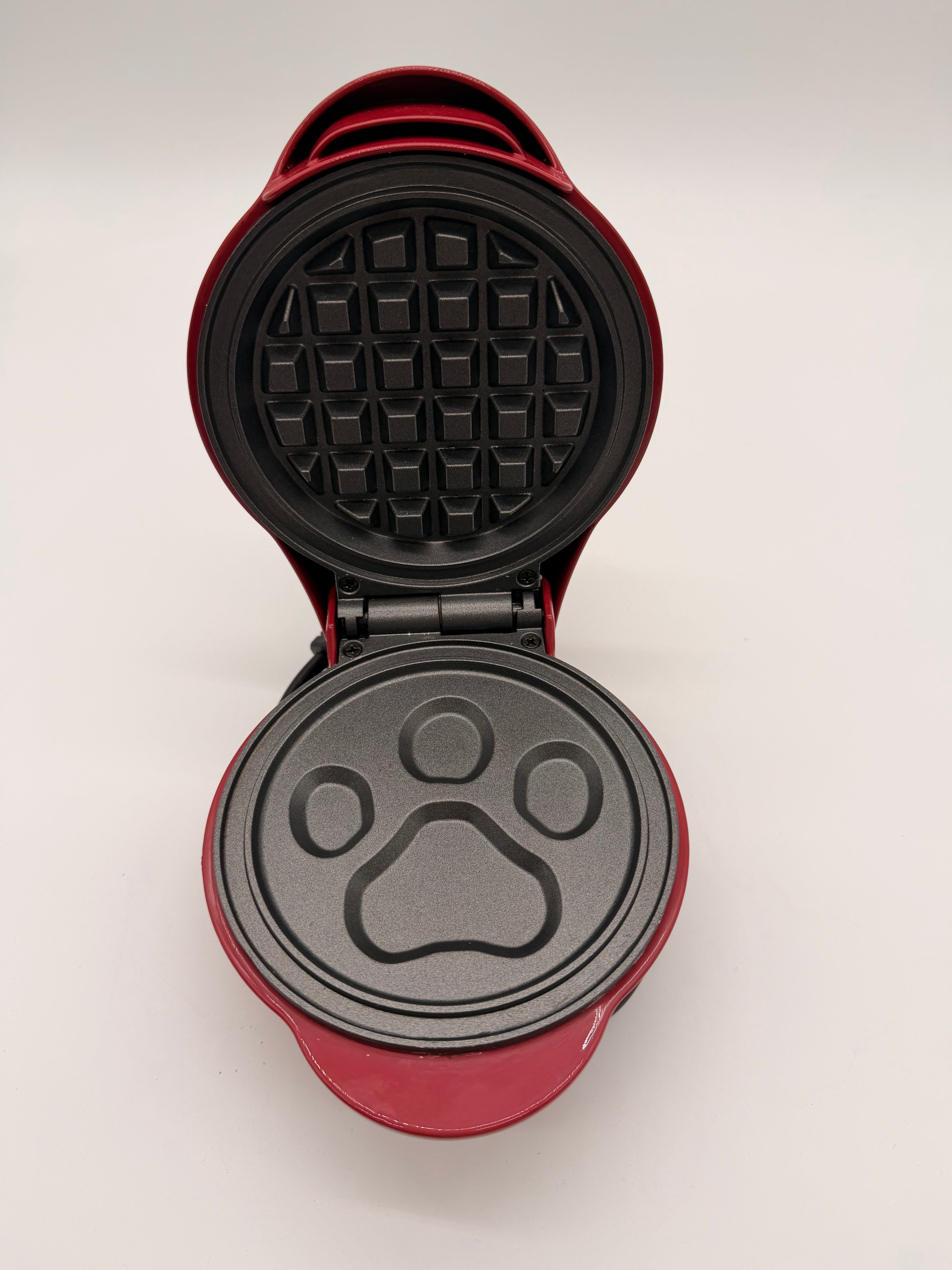 Paw Patrol Mini Waffeleisen Paw Patrol Elettrodomestico Mini piastra per waffle Paw Patrol Ø 10 cm, rossa