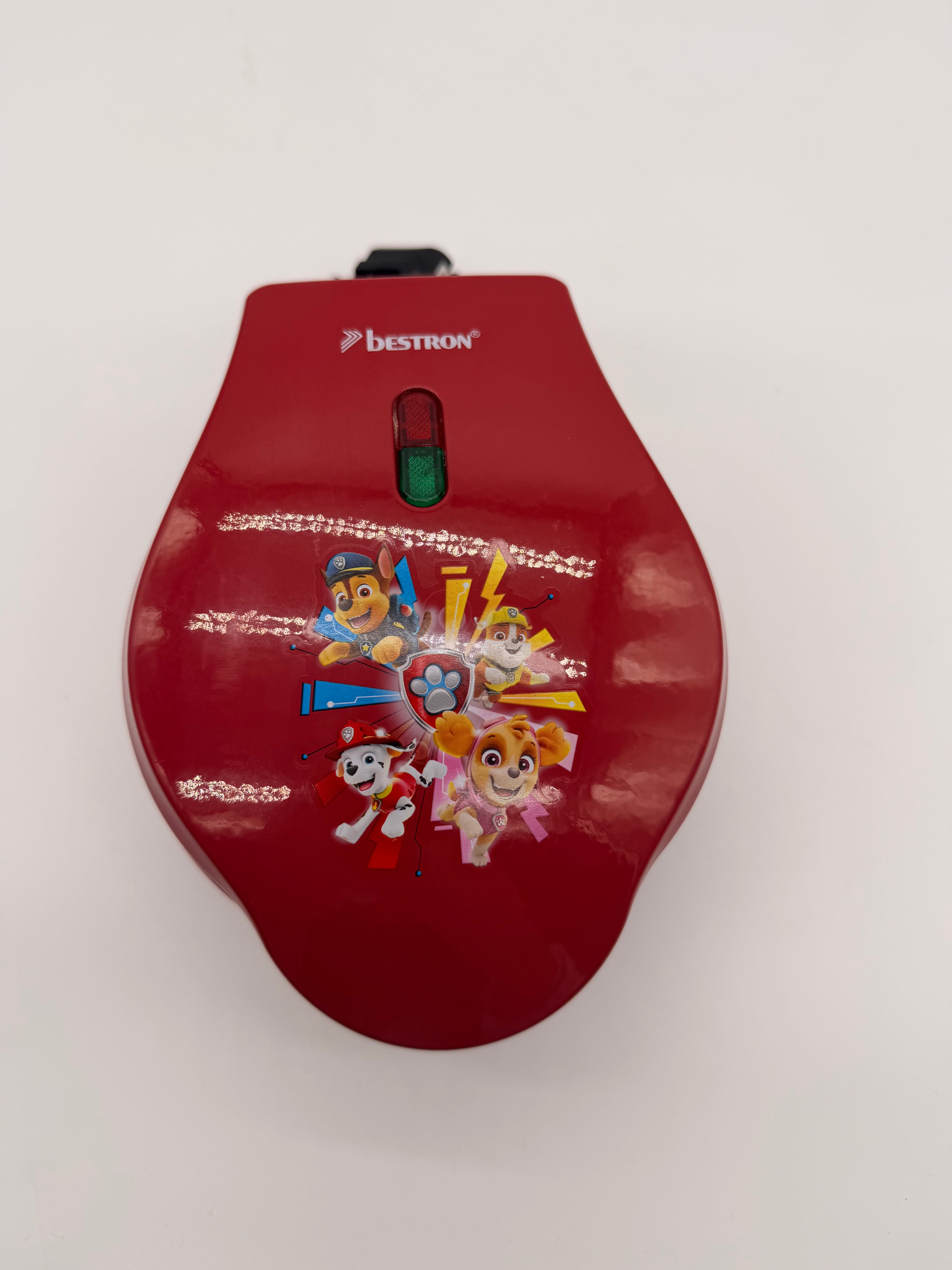 Paw Patrol Mini Waffeleisen Paw Patrol Elettrodomestico Mini piastra per waffle Paw Patrol Ø 10 cm, rossa