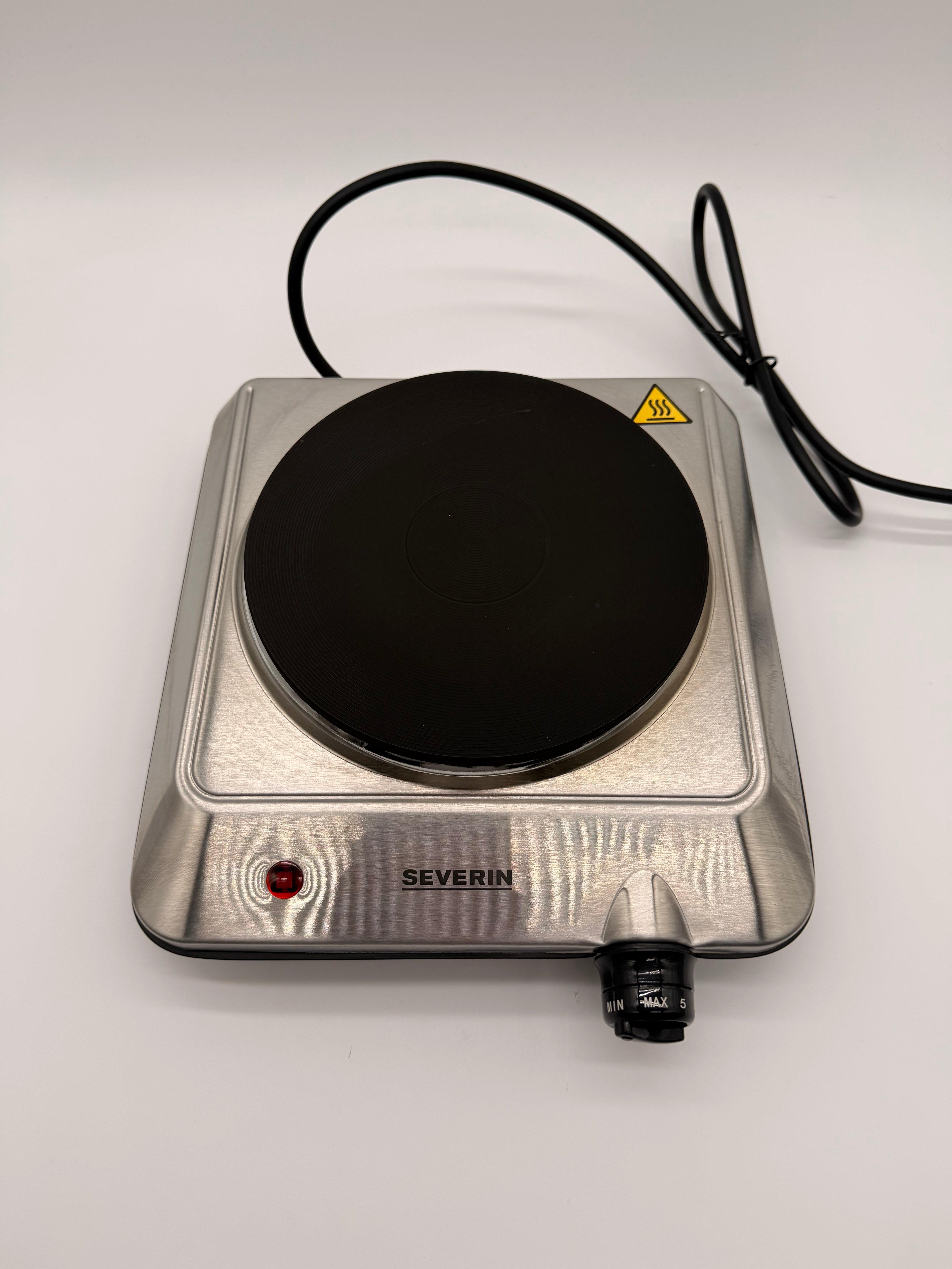 SEVERIN KP 1092 Hot Plates SEVERIN KP 1092 piastra elettrica 1.500 W, 18 cm, acciaio inox, regolazione continua