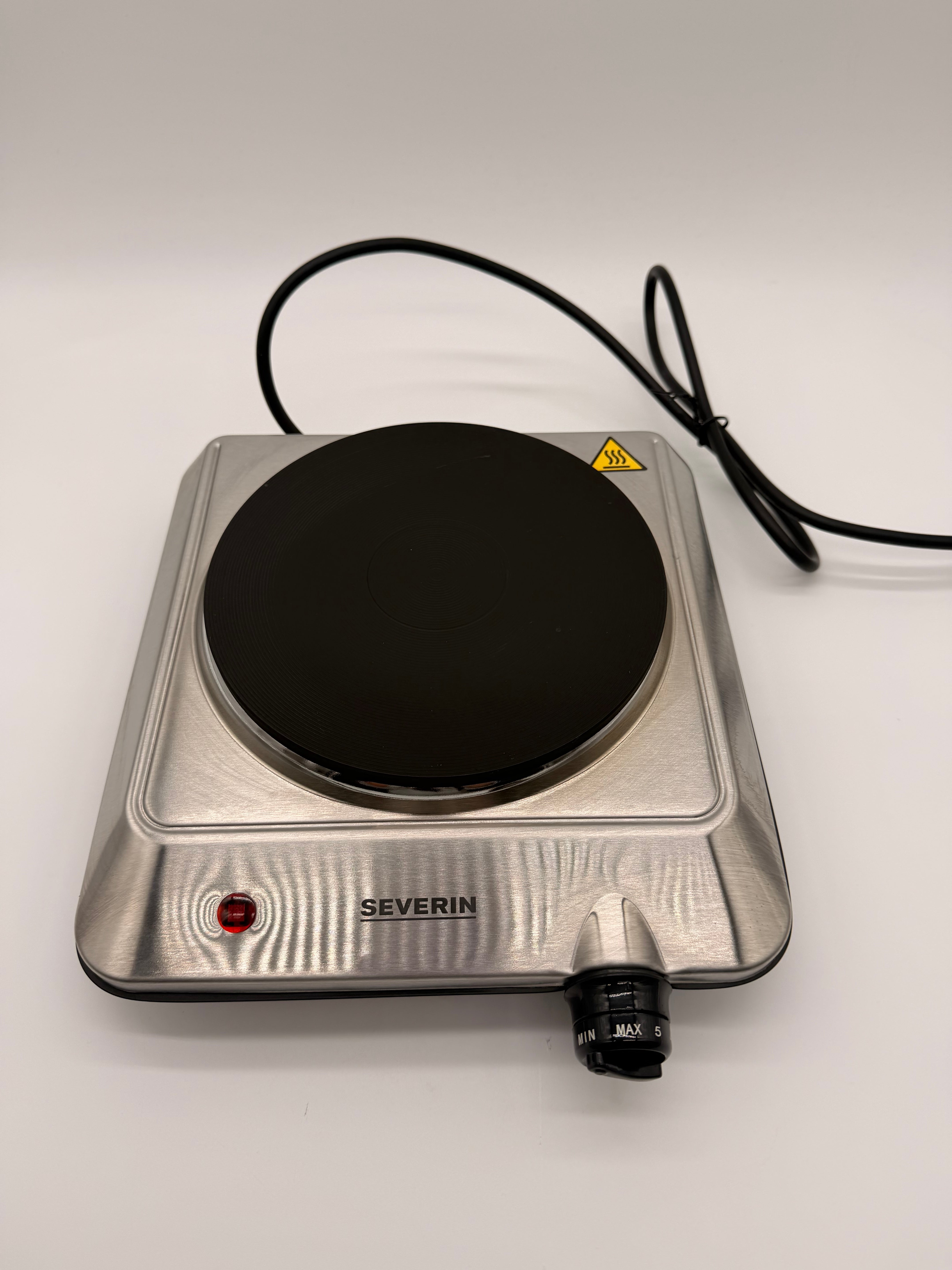 SEVERIN KP 1092 Hot Plates SEVERIN KP 1092 piastra elettrica 1.500 W, 18 cm, acciaio inox, regolazione continua