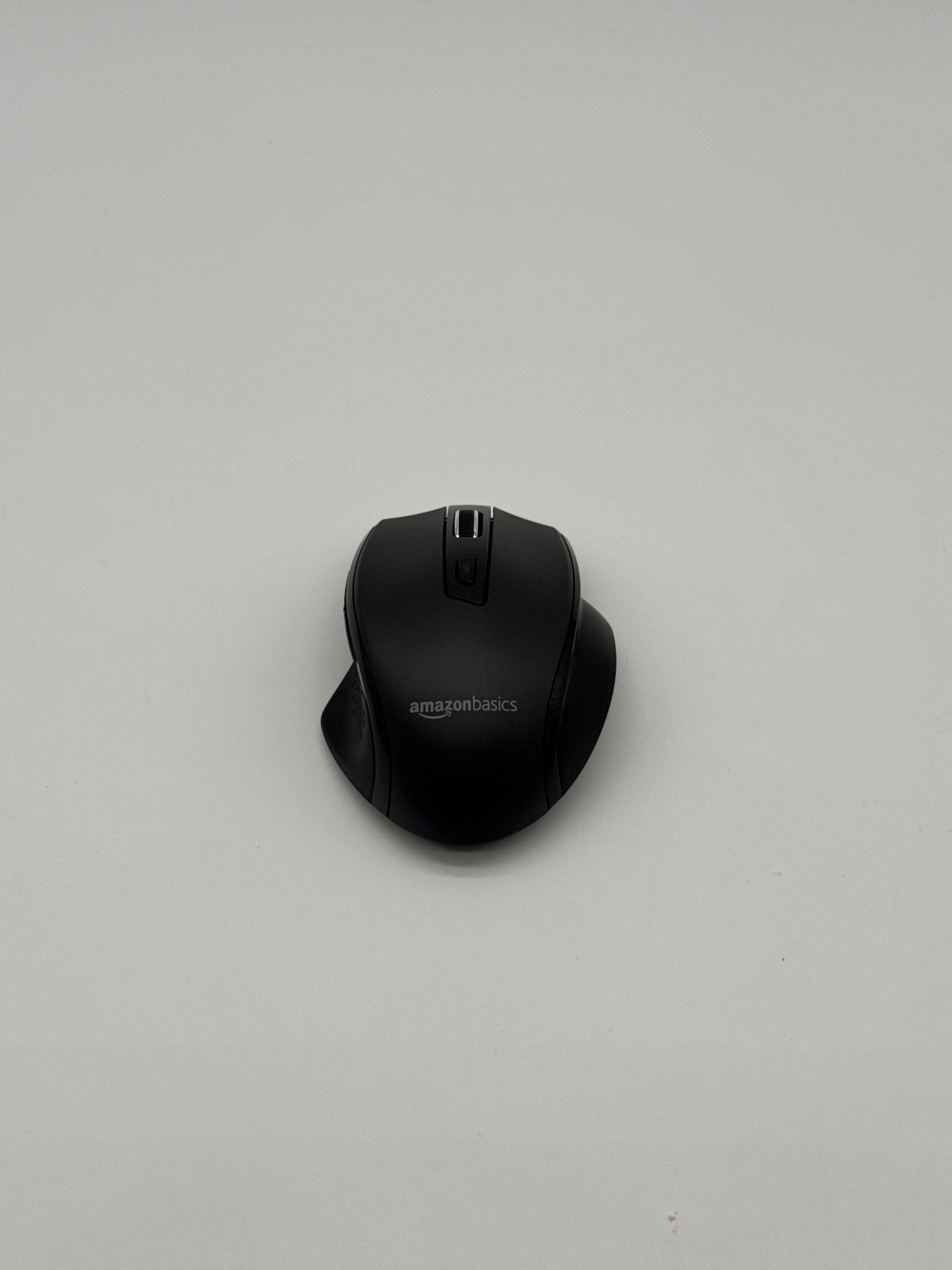 Amazon Basics Ratón inalámbrico ergonómico Mouse Amazon Basics Ratón inalámbrico ergonómico, DPI ajustable, negro