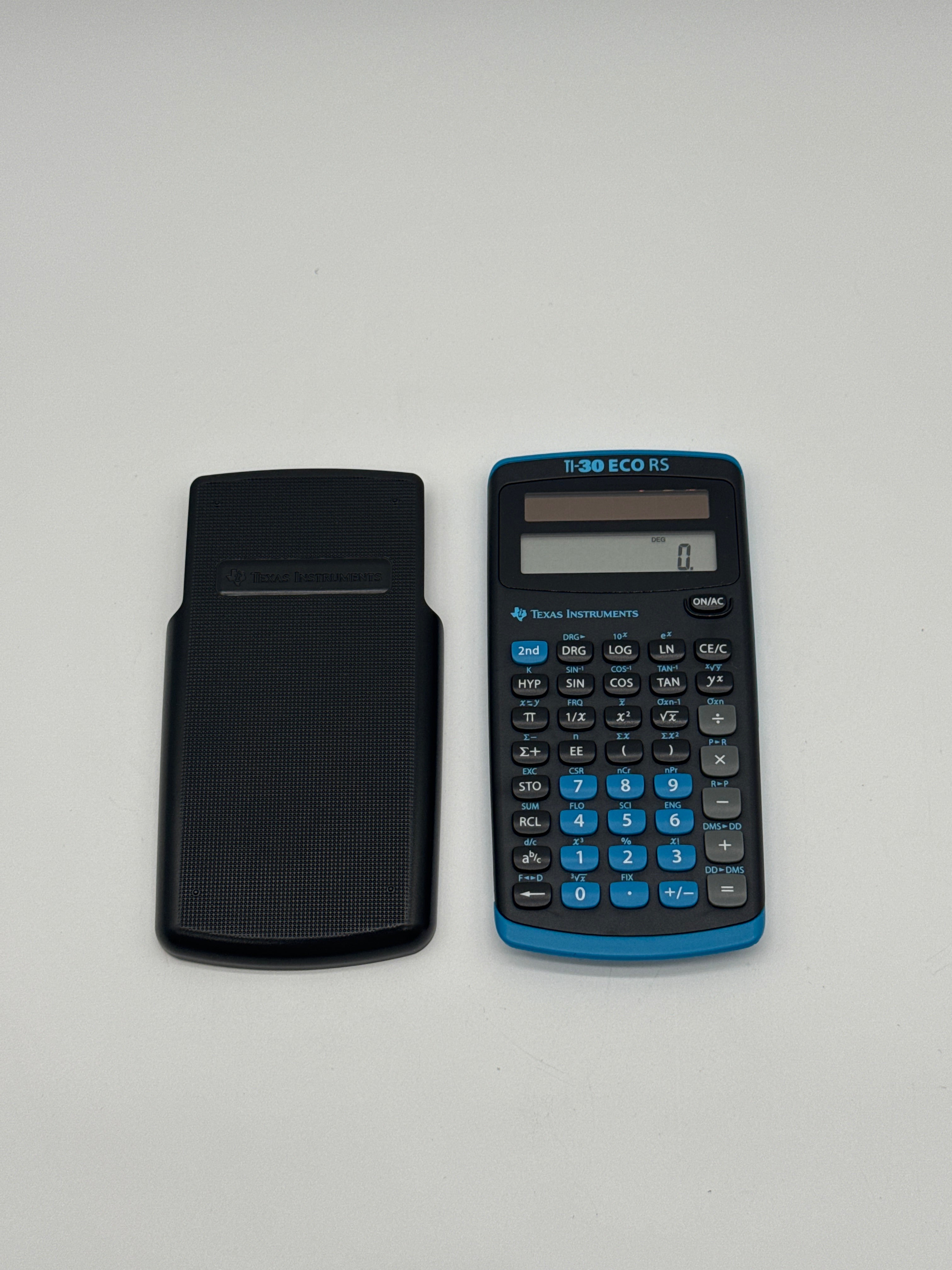 Texas Instruments TI-30 ECO RS Single French Horns Texas Instruments TI-30 ECO RS - Calcolatrice scientifica solare nera
