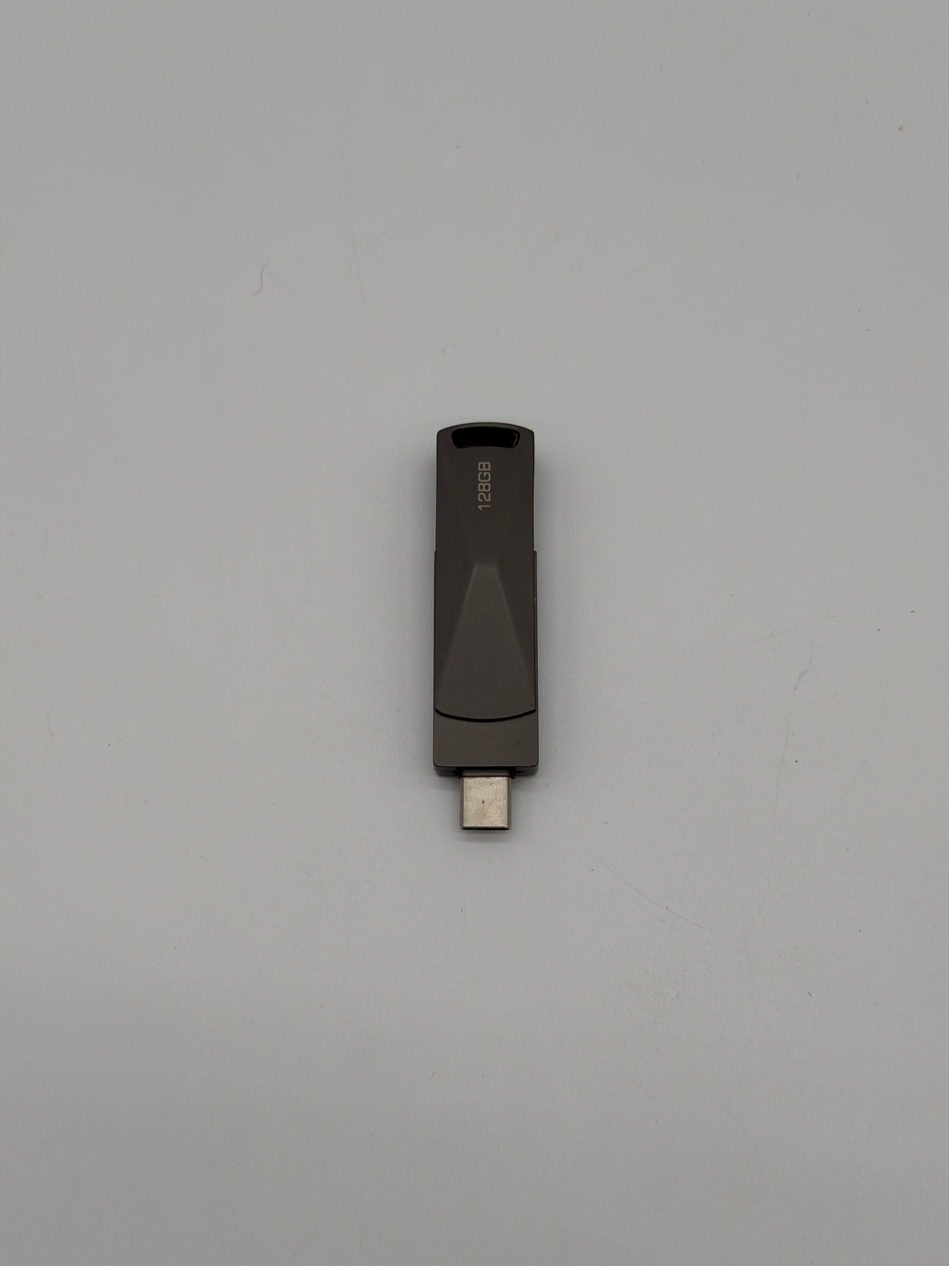 C-Disk USB-C Dual Drive 128GB Hair Dryers C-Disk Chiavetta USB-C Dual Drive 128GB (USB-C/USB-A 2.0) - Grigio