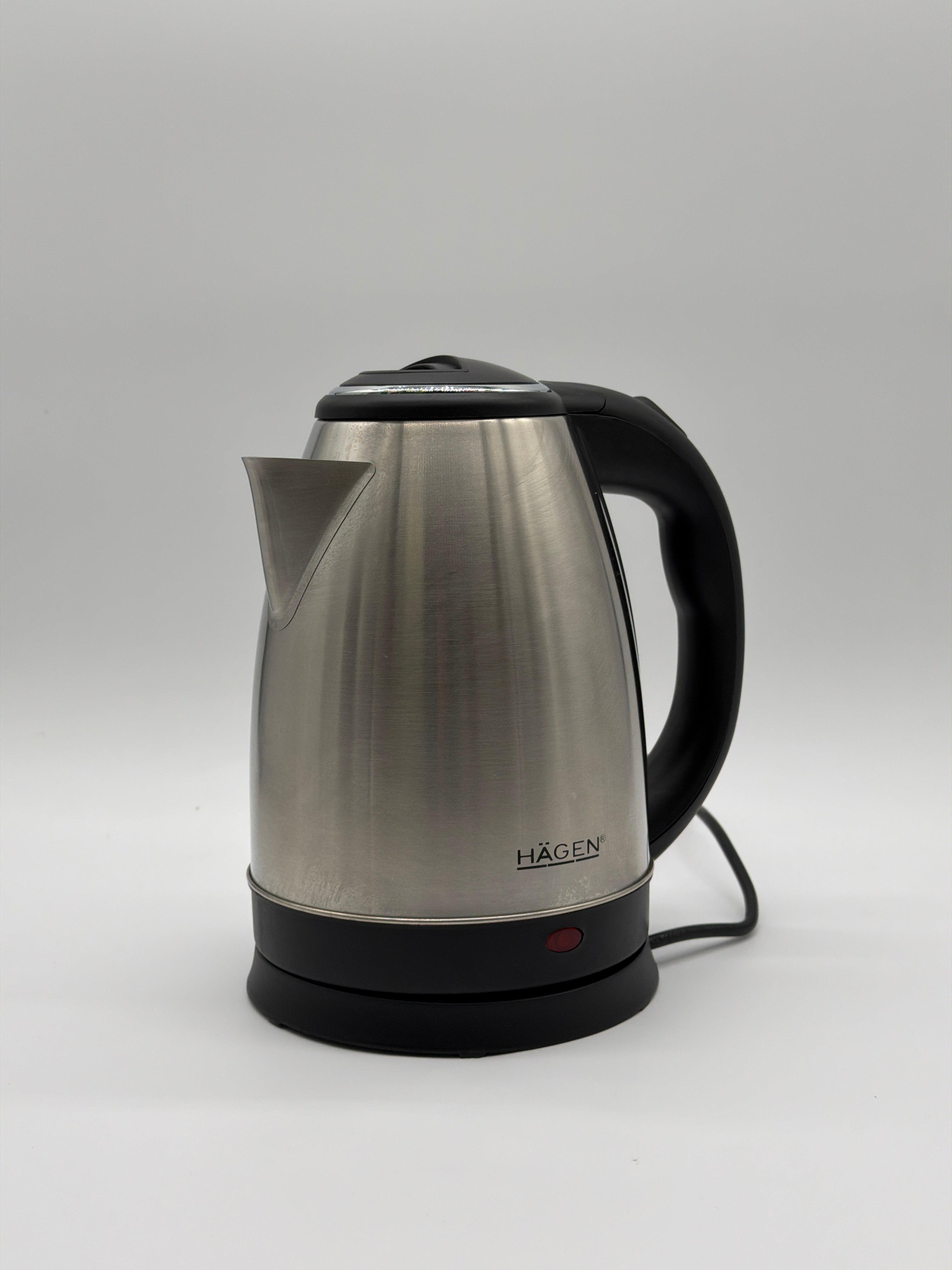 Hagen HA5525-SIL Aspirapolvere Hagen - Edelstahl - Elektrischer - Kabelloser Wasserkocher - 1.8L HAGEN HA5525-SIL-Silver