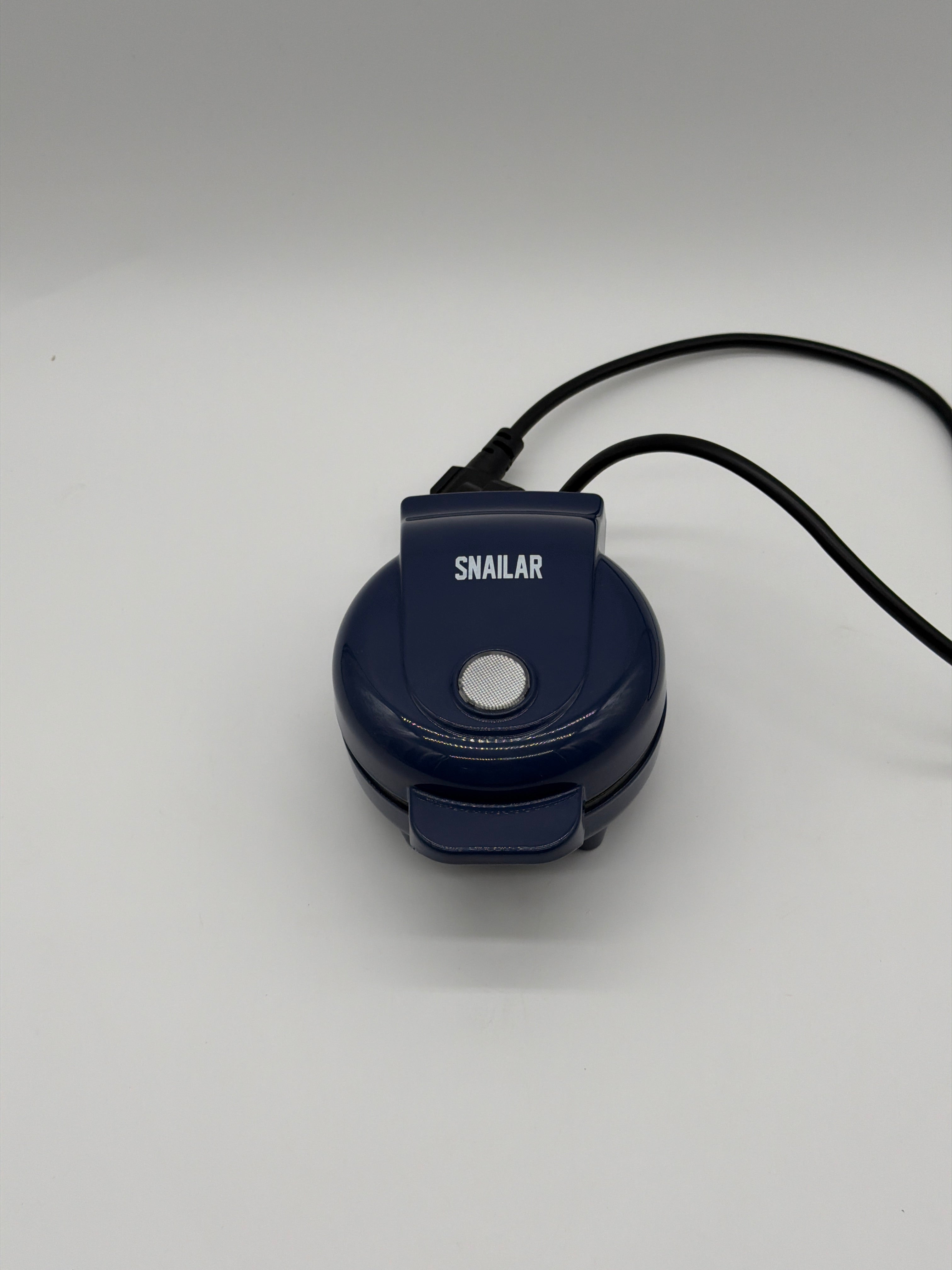 SNAILAR Mini Waffeleisen Belgisches Waffeleisen 550W Elettrodomestico SNAILAR Mini Waffeleisen Belgische Waffel Maschine Klei