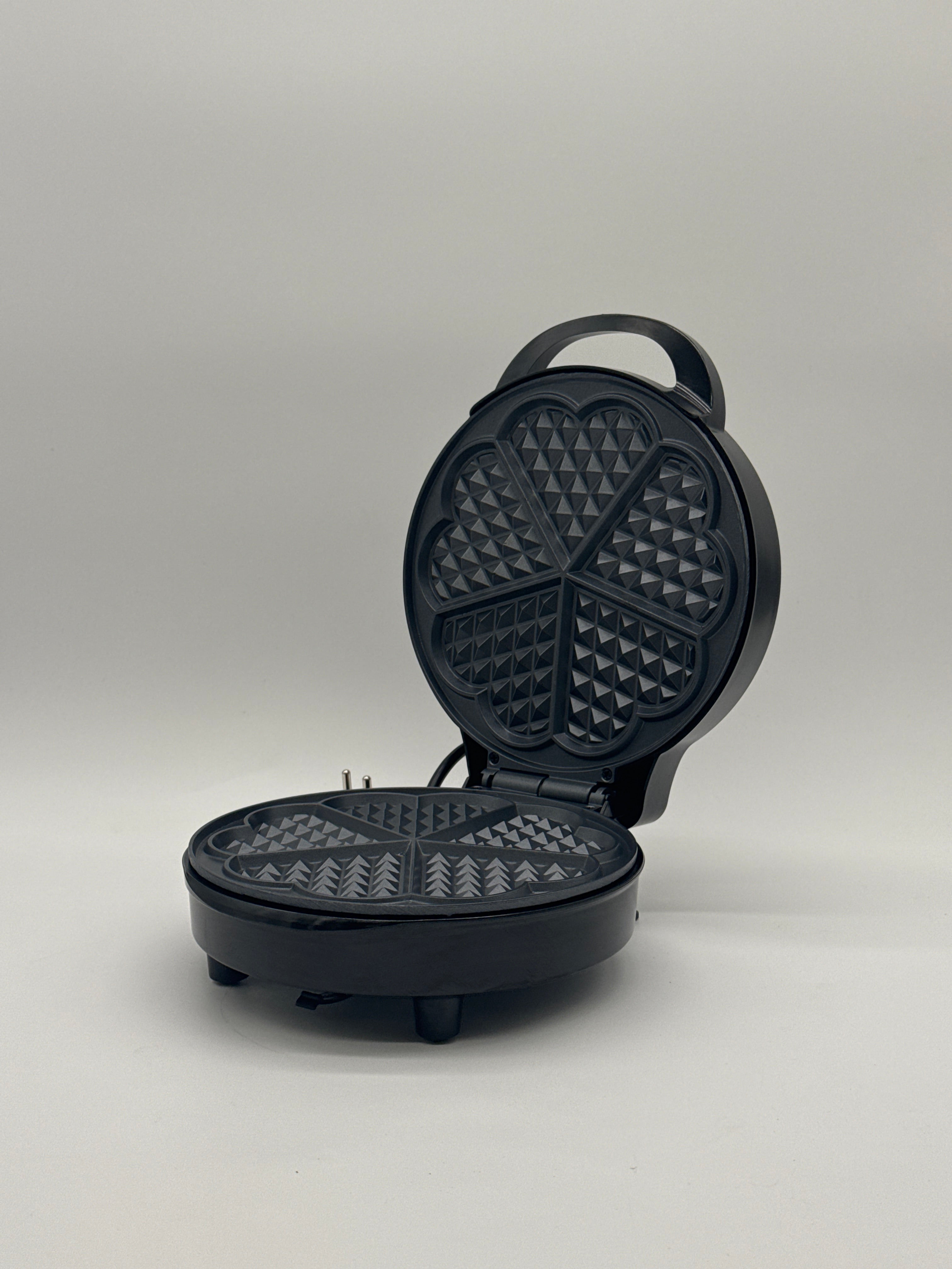 Sconosciuta Iron Macchina per waffle 1000W piastra elettrica nera
