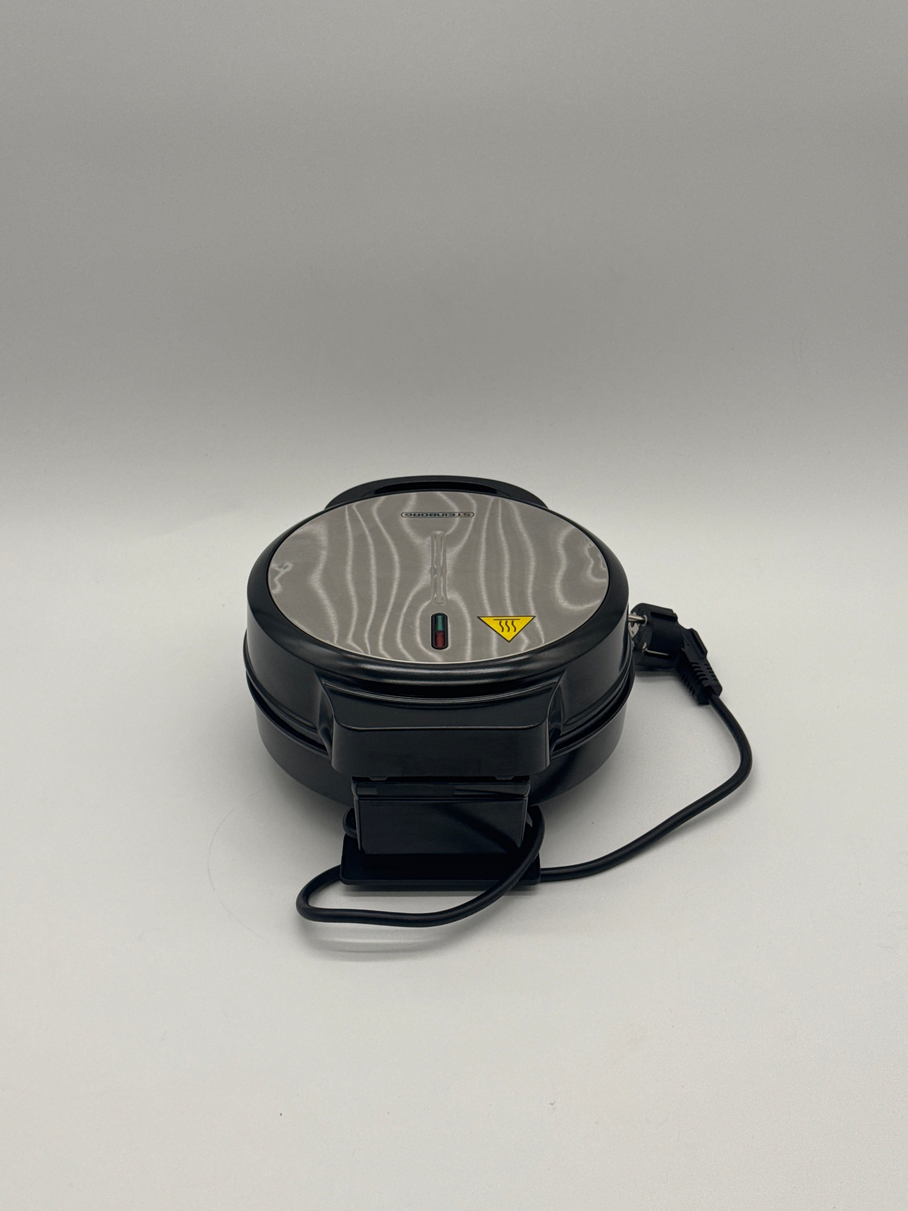 Sconosciuta Iron Macchina per waffle 1000W piastra elettrica nera