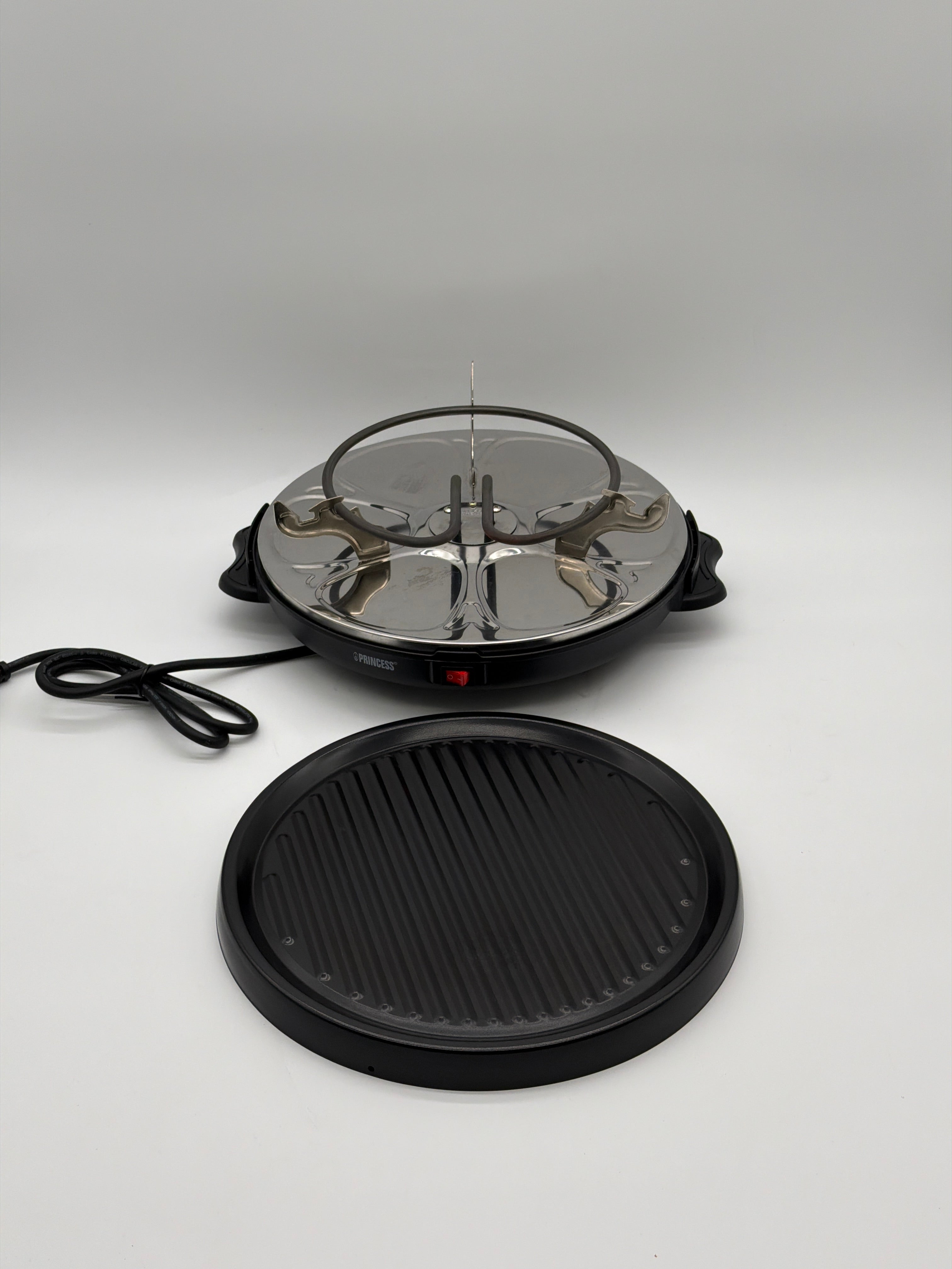 Princess 6 Party Grill 162725 Electric Griddles & Grills Princess 6 Party Grill 162725 - Raclette elettrica 800 W, 6 persone,