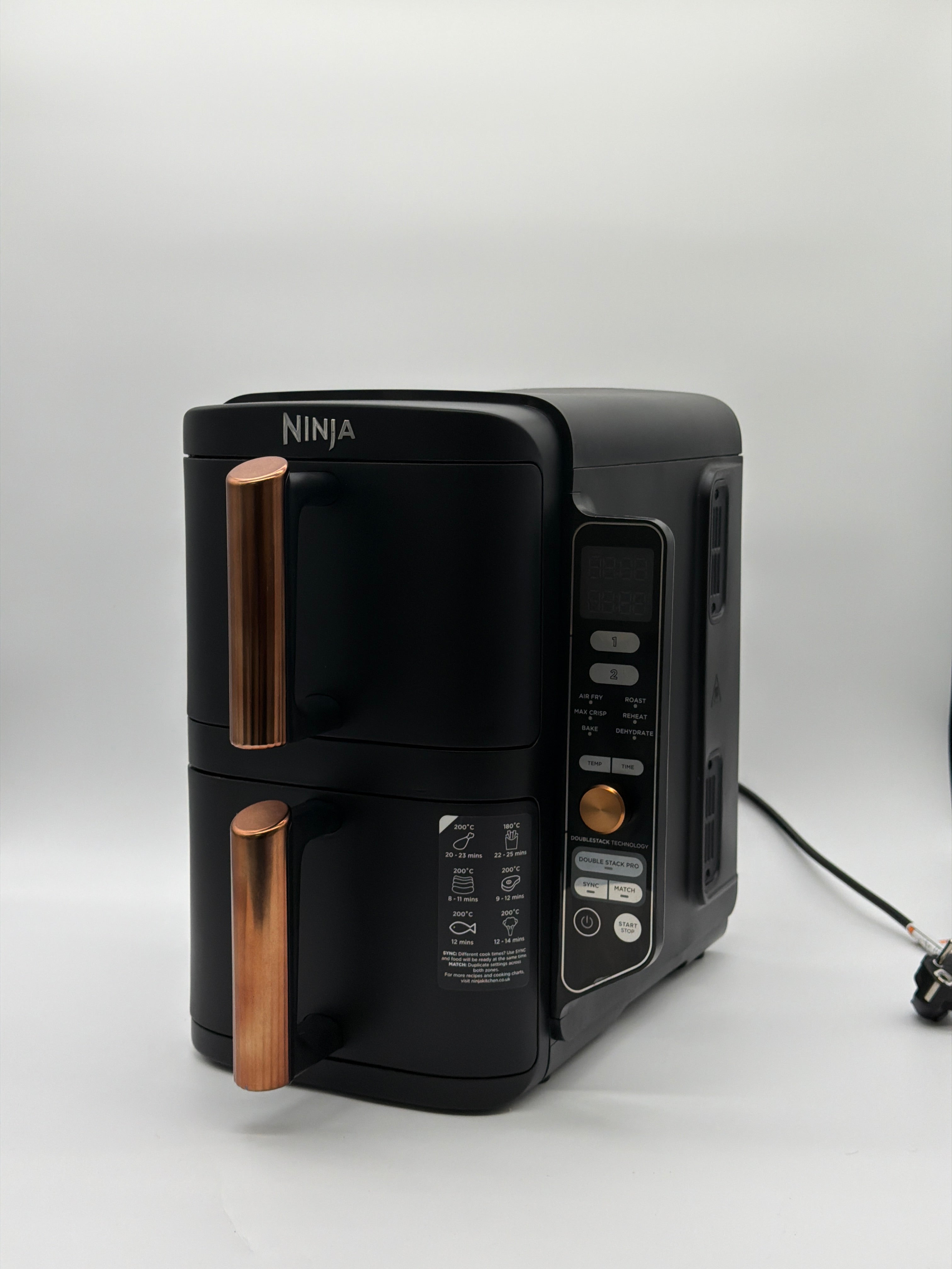 Ninja Double Stack XL SL400EUCP Elettrodomestico Ninja Double Stack XL SL400EUCP - Friggitrice ad aria 9,5 L, doppio cassetto