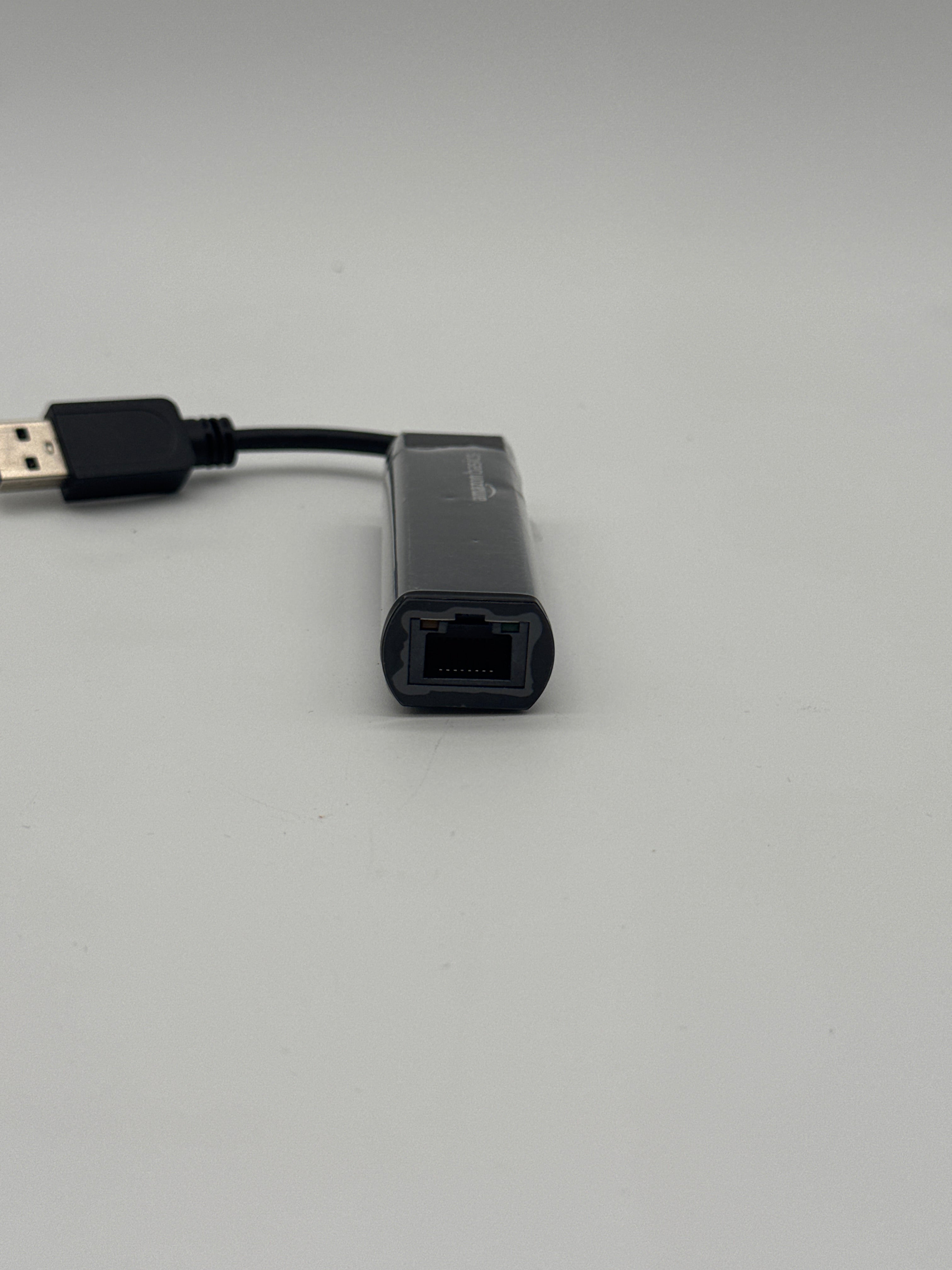 Amazon Basics USB 3.0 to 10/100/1000 Gigabit Ethernet Adapter Ethernet Cards & Adapters Amazon Basics adattatore USB 3.0 a Gi