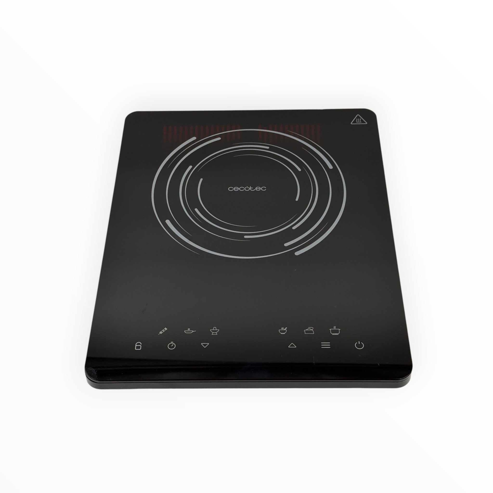 Cecotec Full Crystal Onyx Automation Control Modules Cecotec Full Crystal Onyx - Piastra a induzione portatile 2000 W