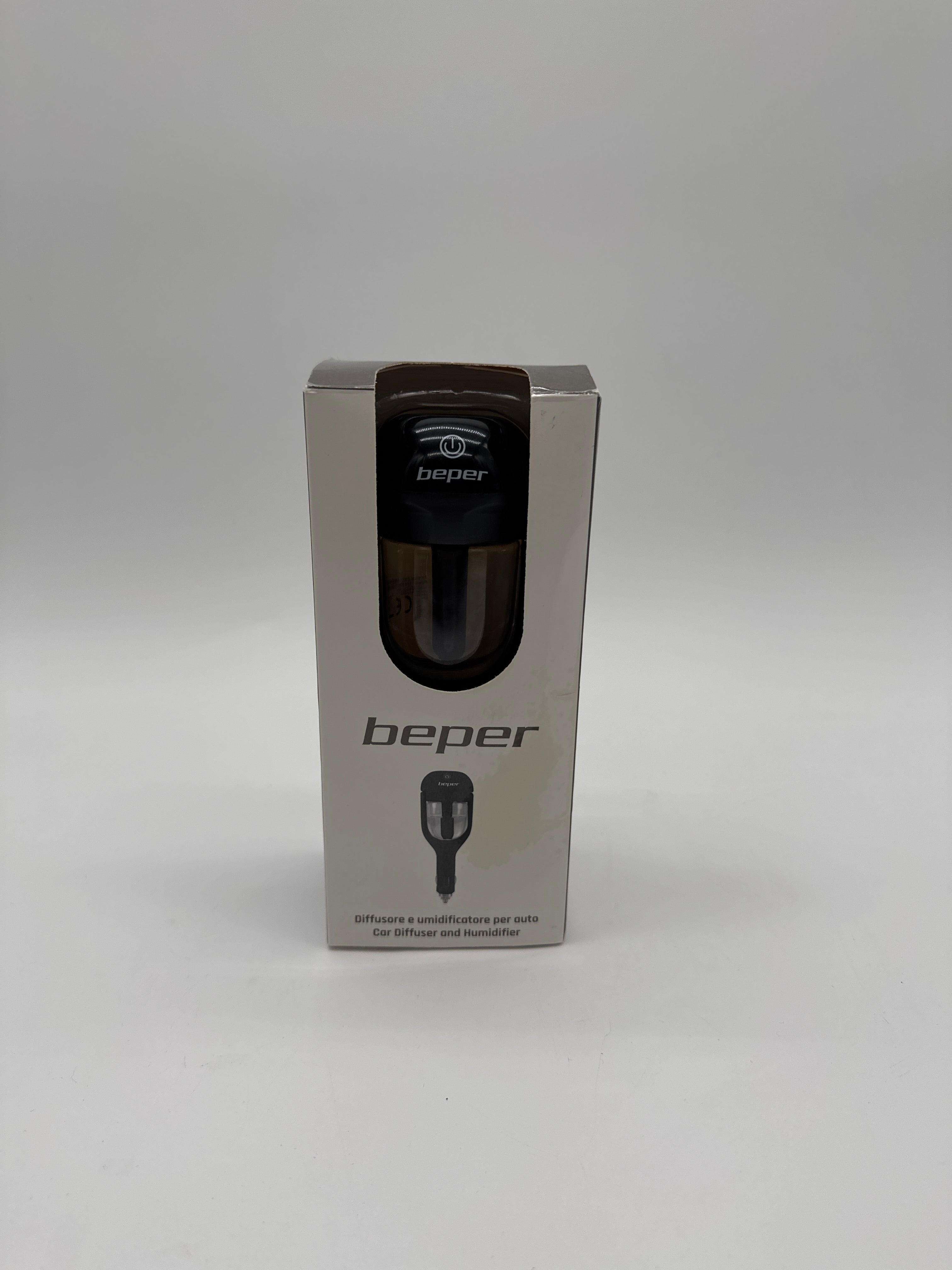 Beper P205DIF100 Air Travel Approved Carriers Beper P205DIF100 Diffusore/Umidificatore per Auto 12V, 25 ml, Nero