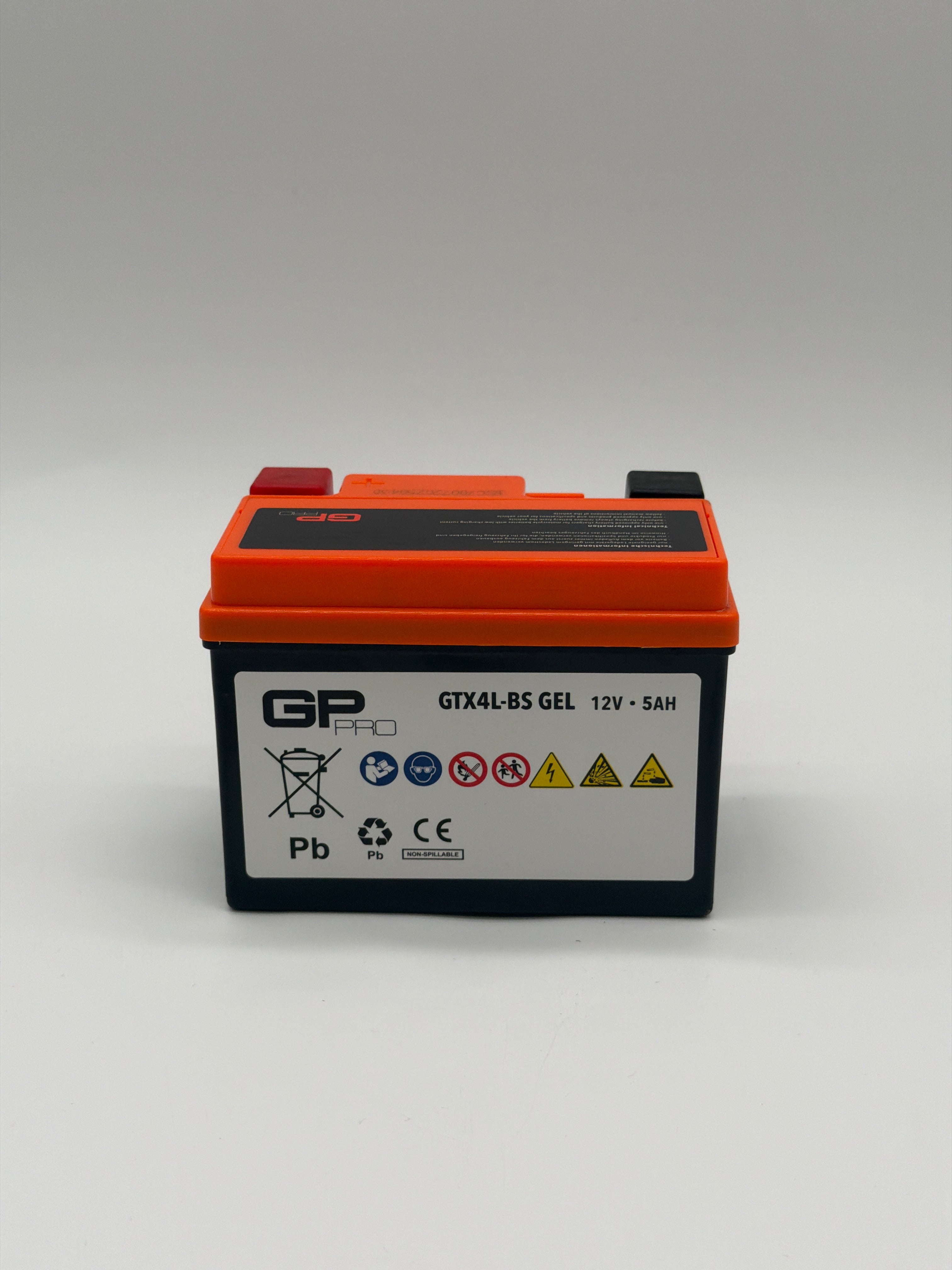 GP-PRO GTX4L-BS Hands-Free Leashes GP-PRO GTX4L-BS Batteria al gel 12V 5Ah per moto e scooter