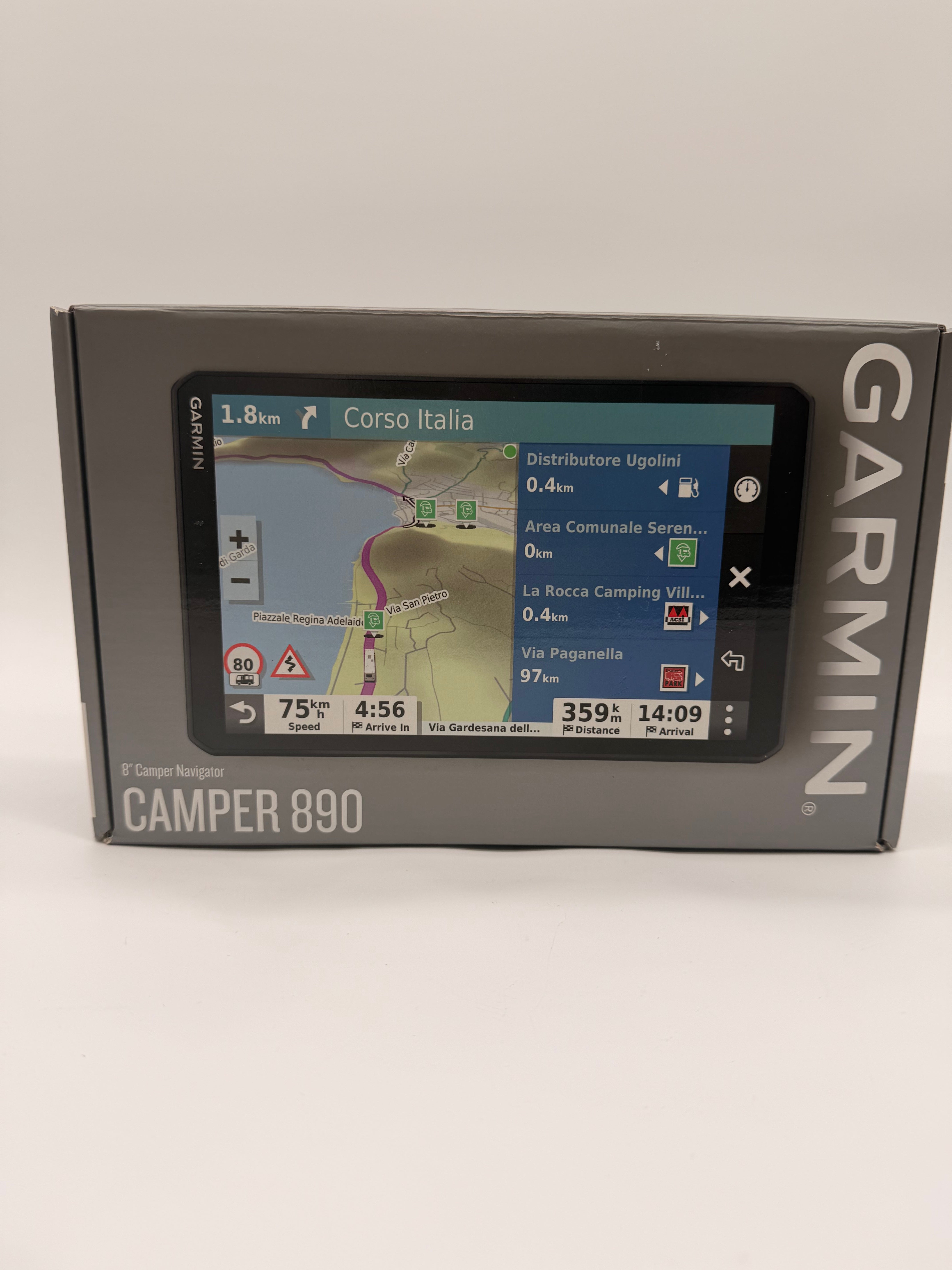 Garmin Camper 890 Automotive GPS Navigation Systems Garmin Camper 890 - Navigatore GPS portatile 8"