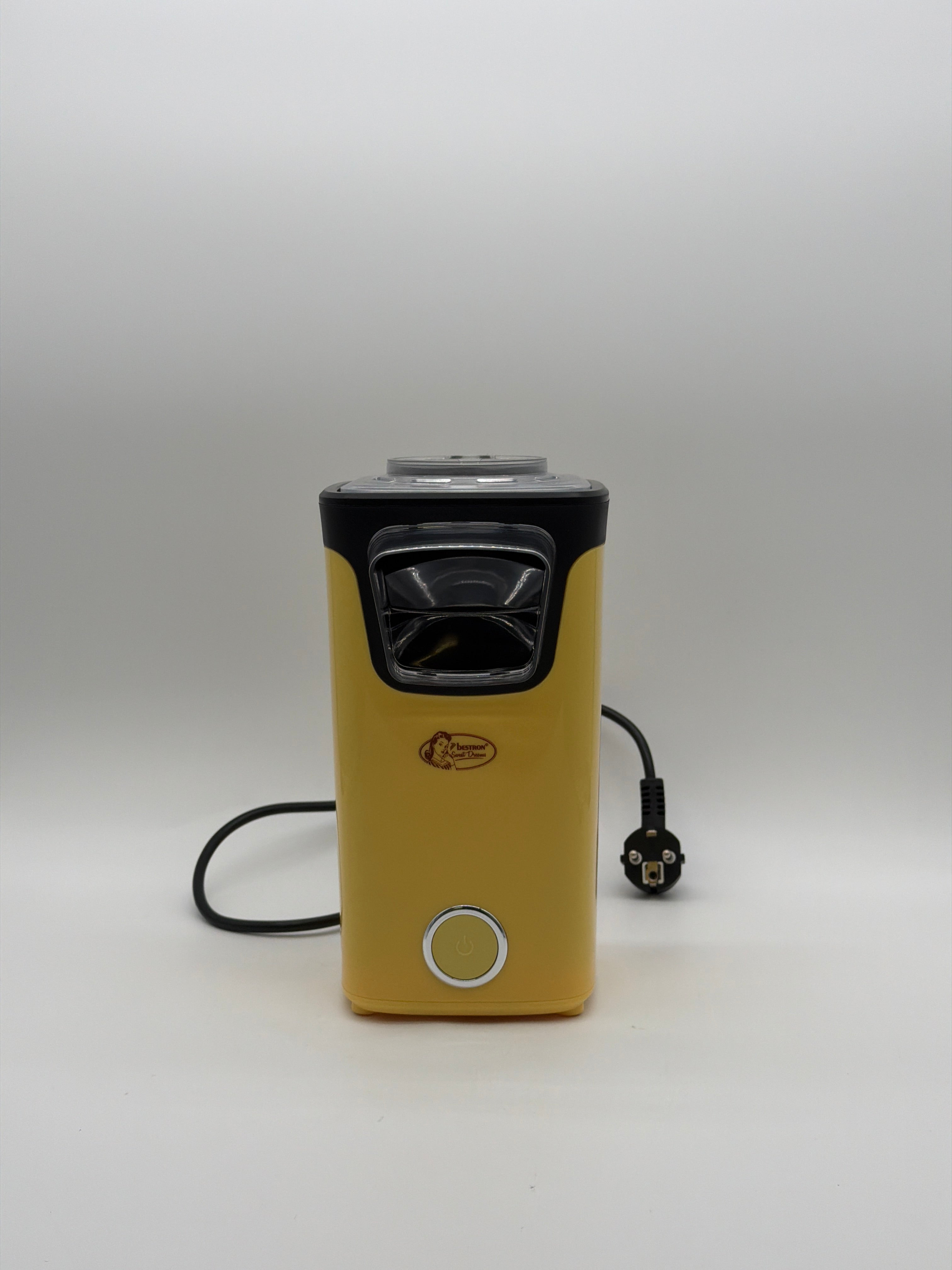 Bestron Sweet Dreams Elettrodomestico Bestron Macchina per Popcorn Sweet Dreams – tecnologia ad aria calda, giallo