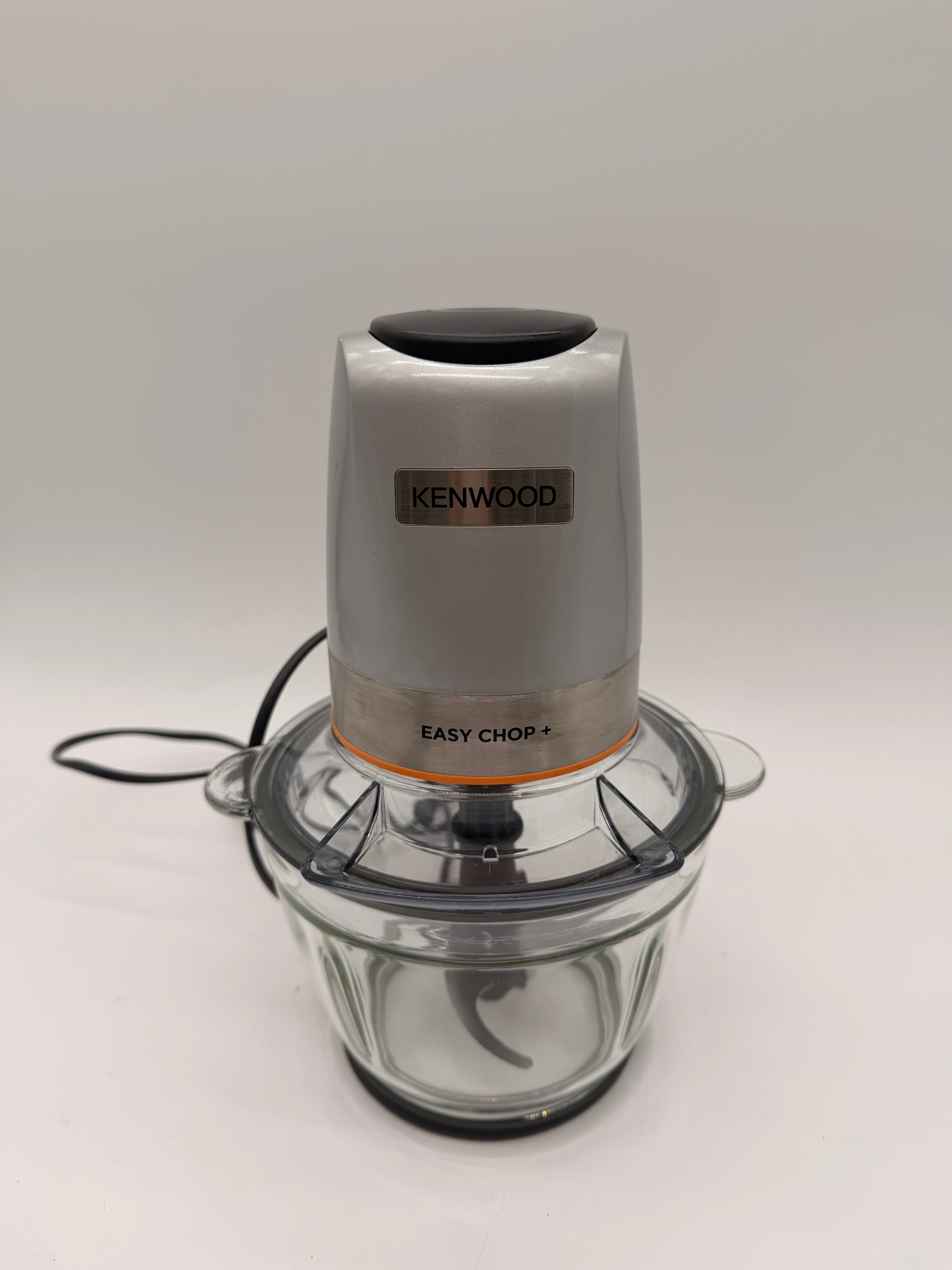 Kenwood CHP62.400SI Ice Bins Kenwood EasyChop+ CHP62.400SI - Tritatutto 500W con ciotola in vetro 600 ml