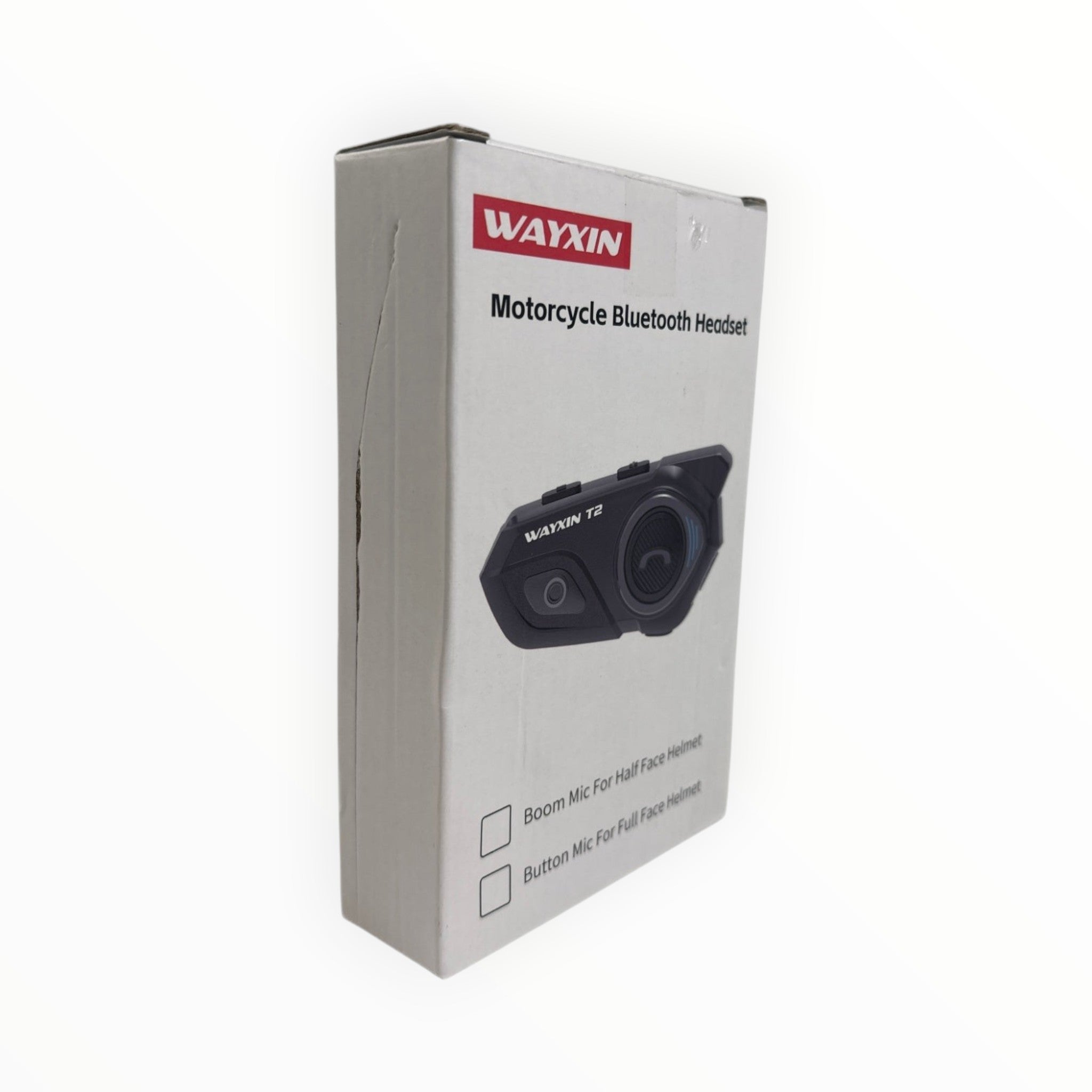 WAYXIN Motorcycle Helmet Intercoms WAYXIN T2 Interfono per casco Bluetooth 5.1, portata 300 m, IPX7