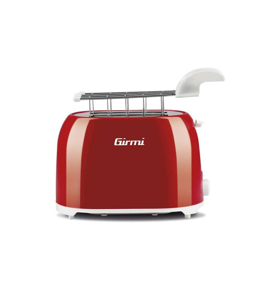 Girmi TP1002 Tostapane Girmi TP1002 Tostapane 750 W, 7 livelli, pinze inox, rosso