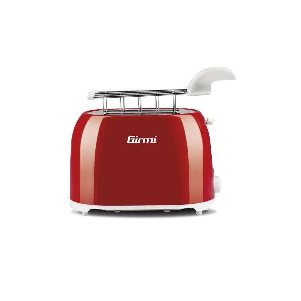 Girmi TP1002 Tostapane Girmi TP1002 Tostapane 750 W, 7 livelli, pinze inox, rosso