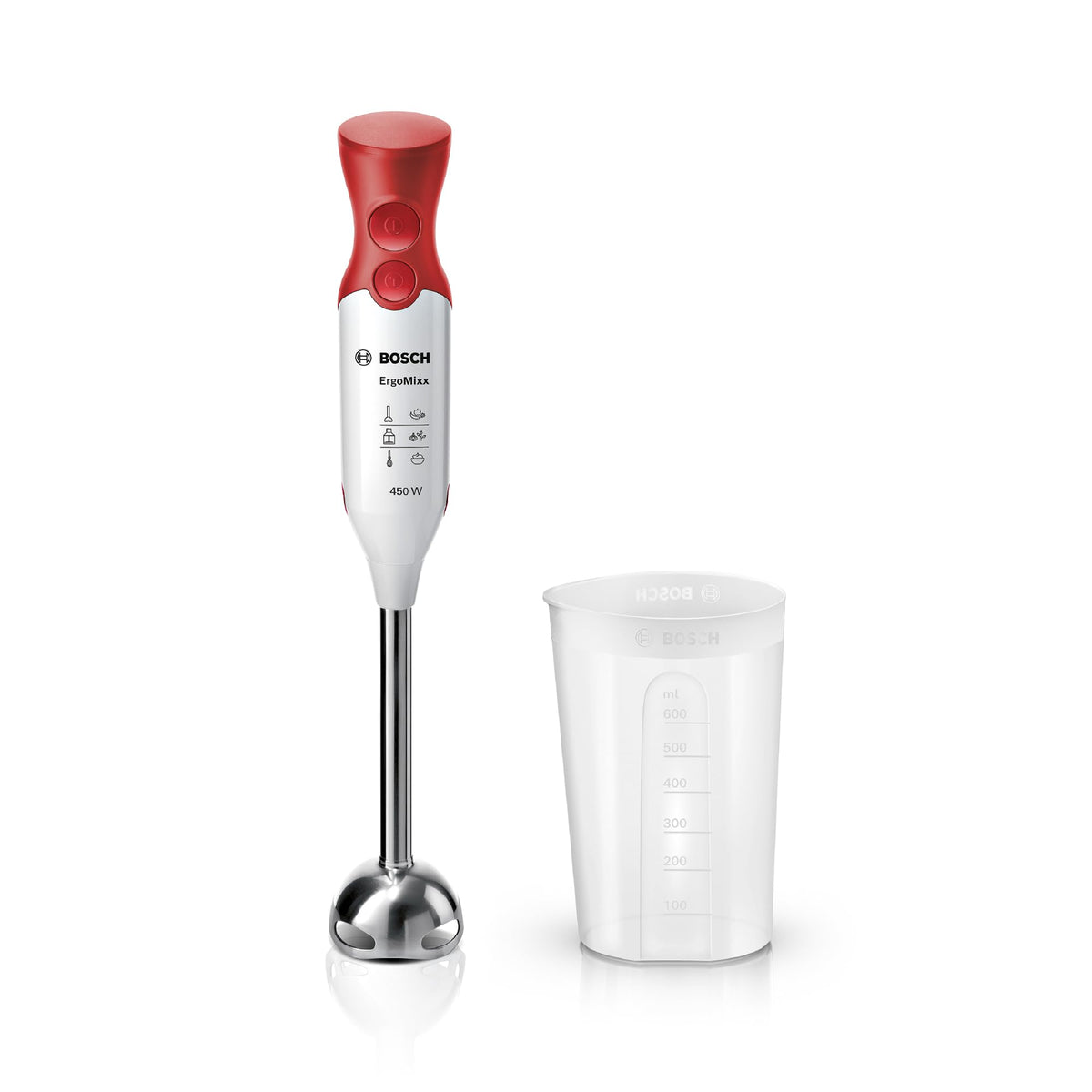 Bosch ErgoMixx MSM64110 Frullatore a immersione Bosch ErgoMixx MSM64110 Frullatore a immersione 450 W con tritatutto, frusta