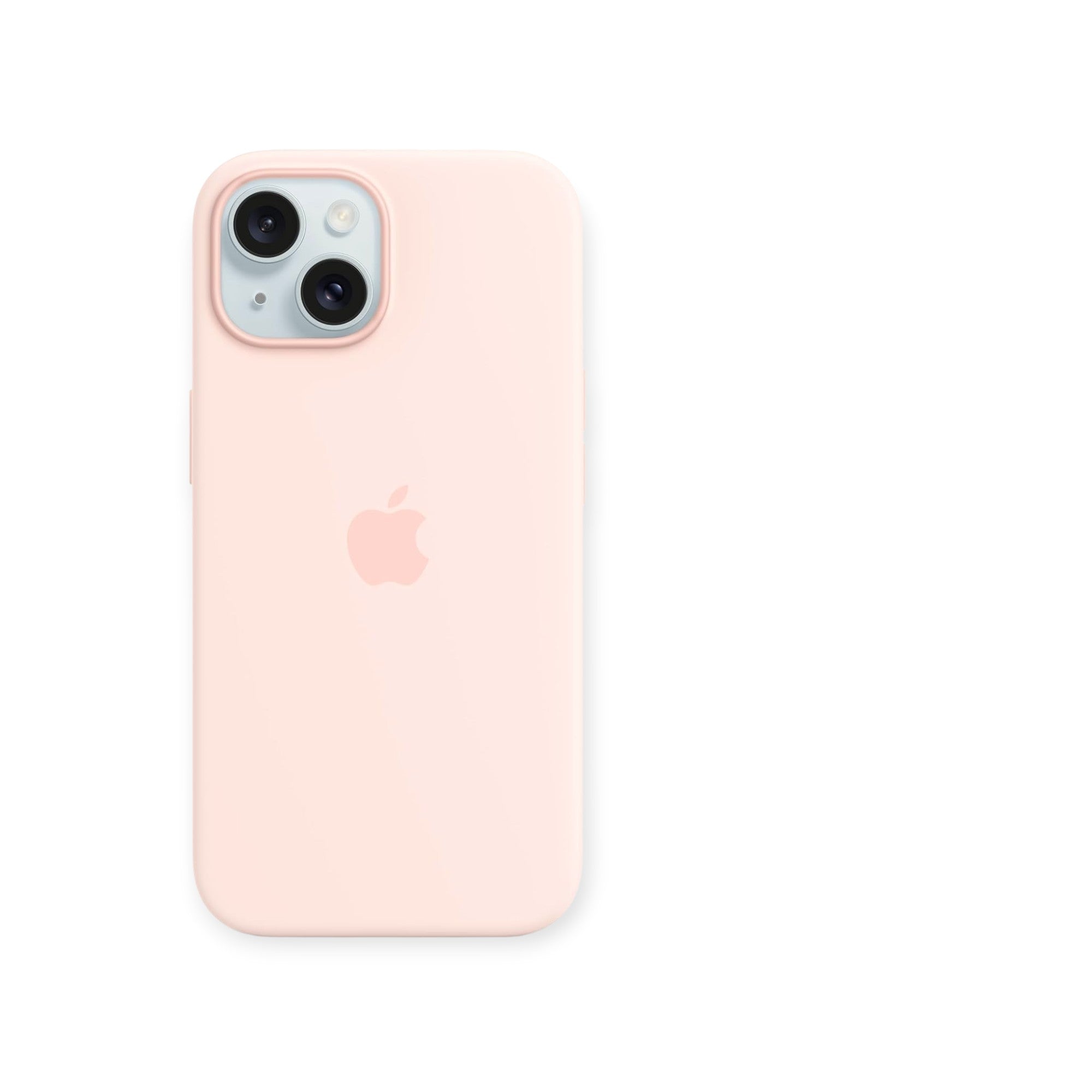 Apple Cover in Silicone con MagSafe per iPhone 15 - Rosa pallido