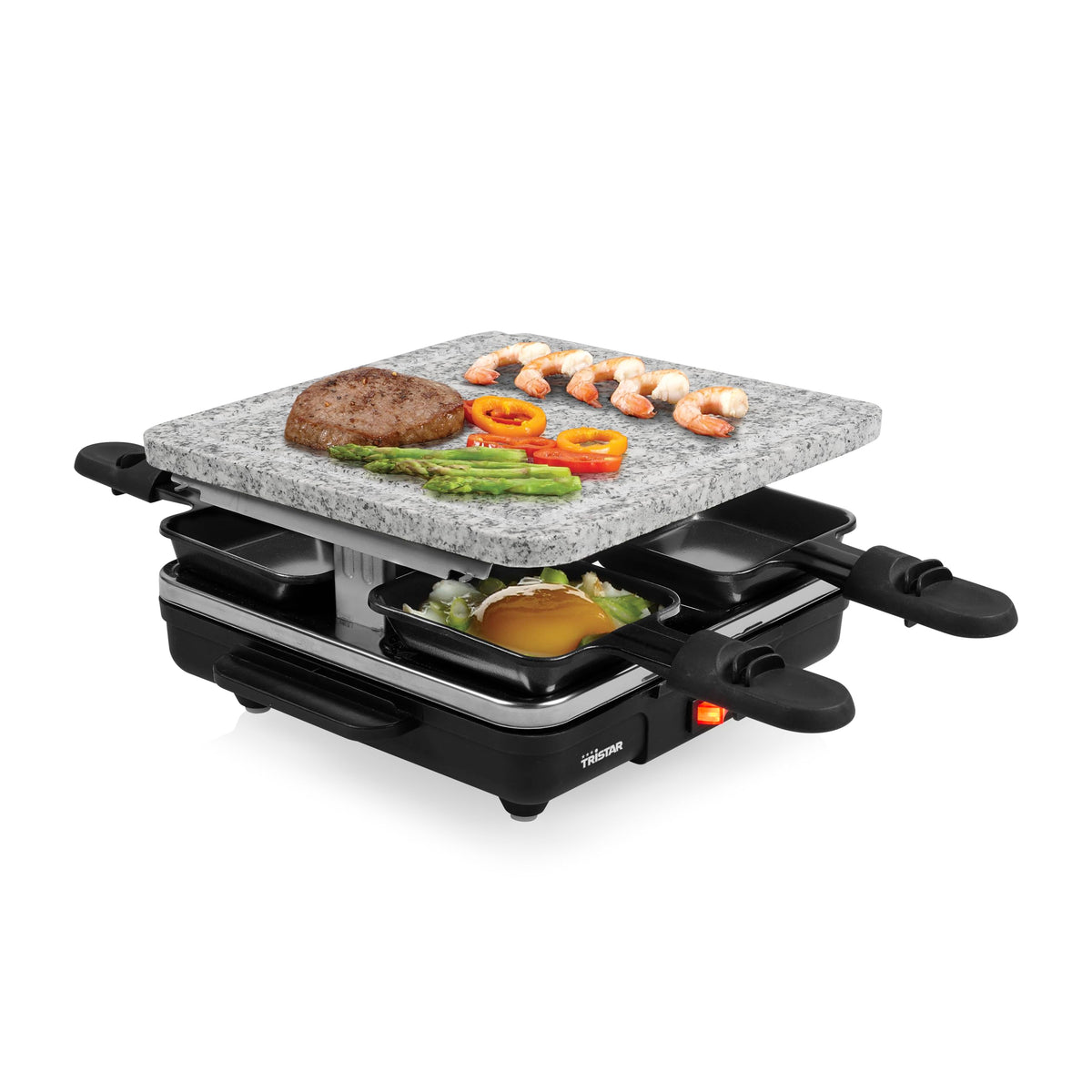 Tristar RA-2745 Raclette Griglia Elettrica Raclette Tristar RA-2745 600 W con Pietra Ollare