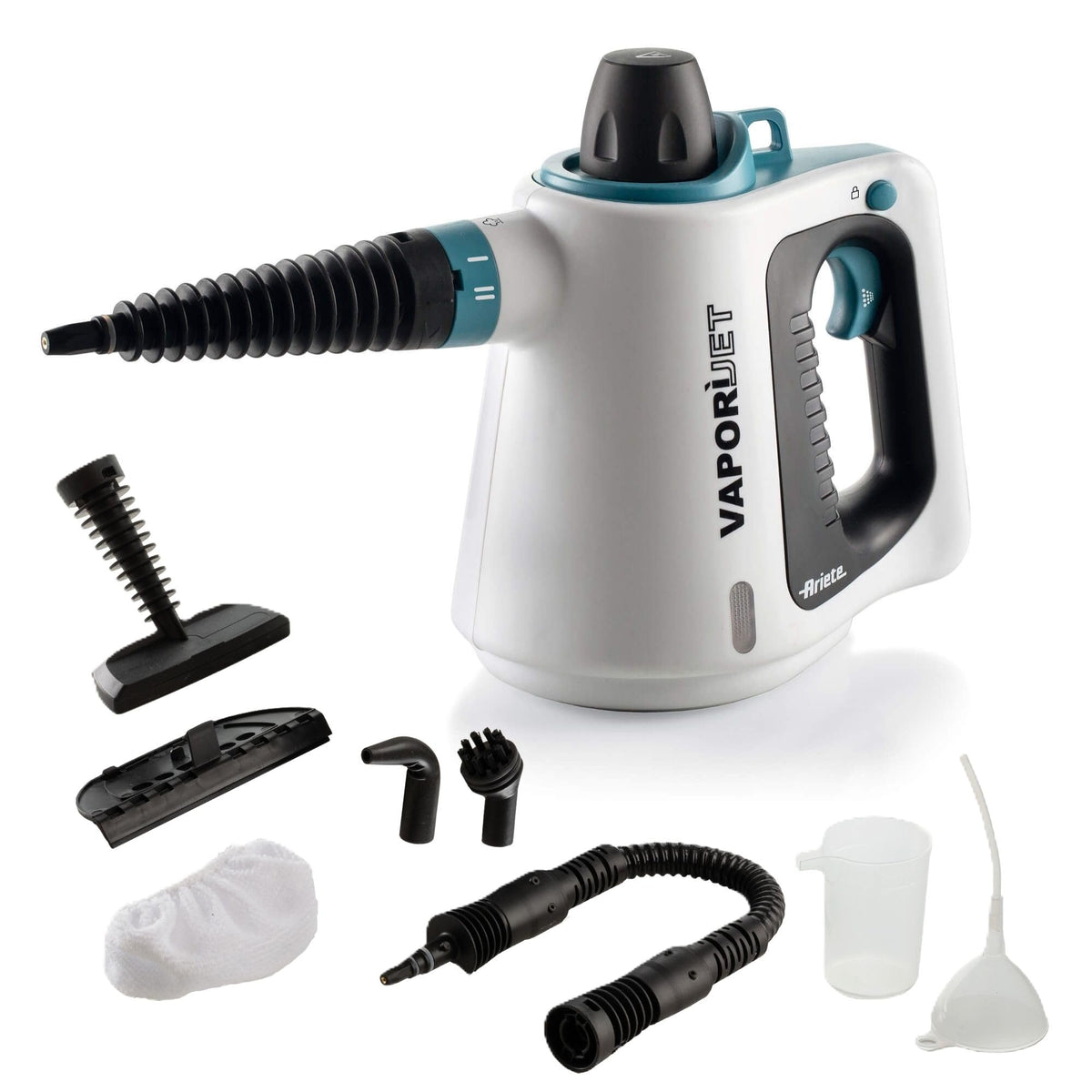Ariete 4137/00 Pulitore a vapore / vaporetto Ariete 4137 Vaporì Jet Pulitore a Vapore con Caldaia in Alluminio 1050 W 3,5 Bar