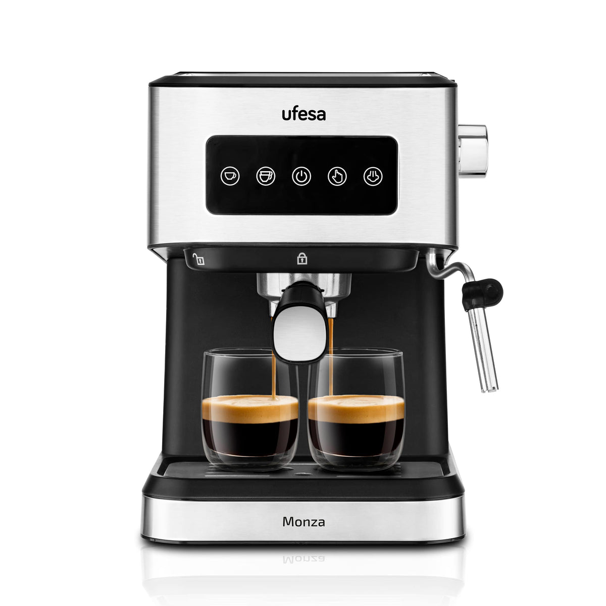 Ufesa Monza Macchina da caffè manuale Ufesa Monza Macchina da caffè per caffè macinato e cialde ESE, 20 bar, 1.5 L