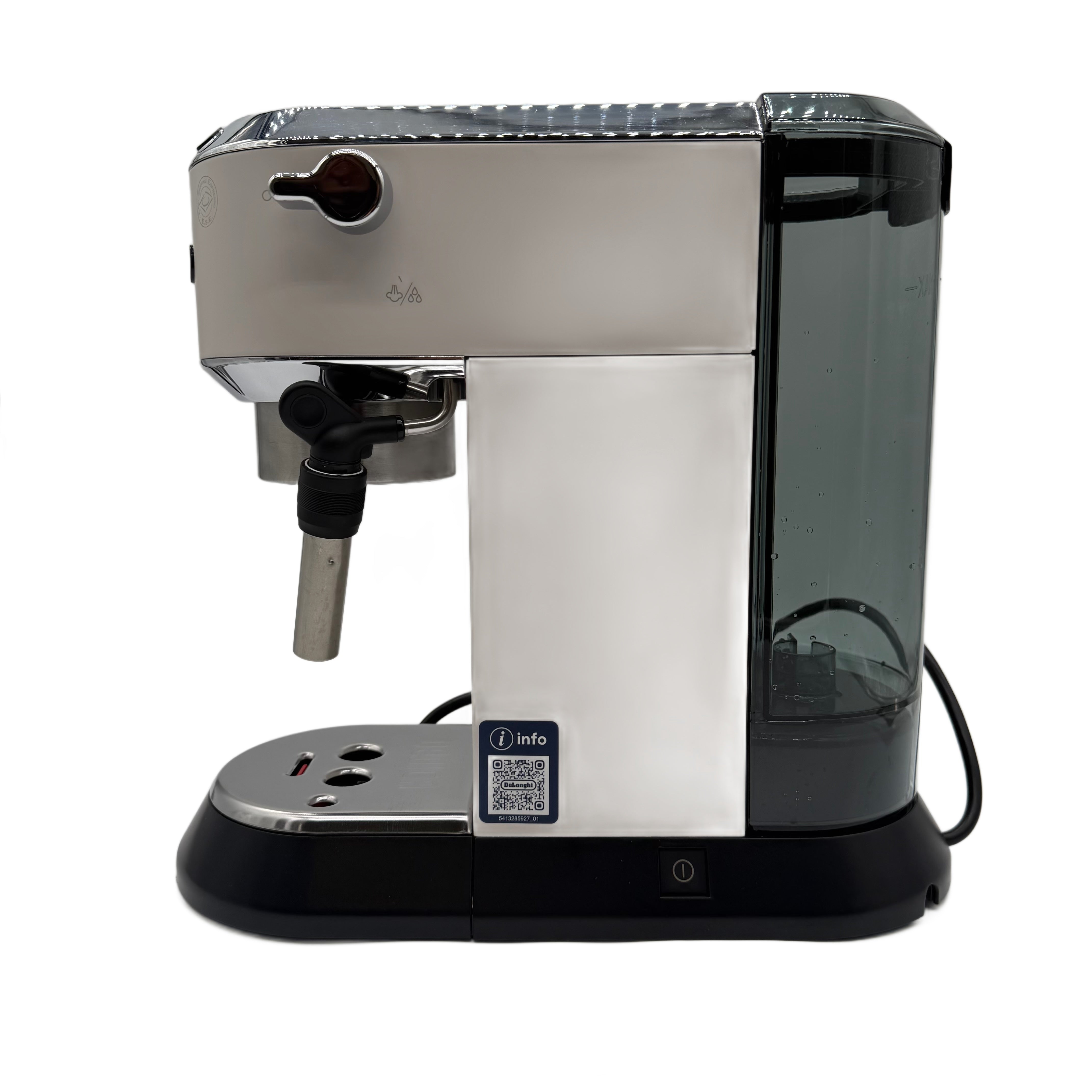 De'Longhi Dedica EC685.W Milk De'Longhi Dedica EC685.W - Macchina per espresso e cappuccino, bianca