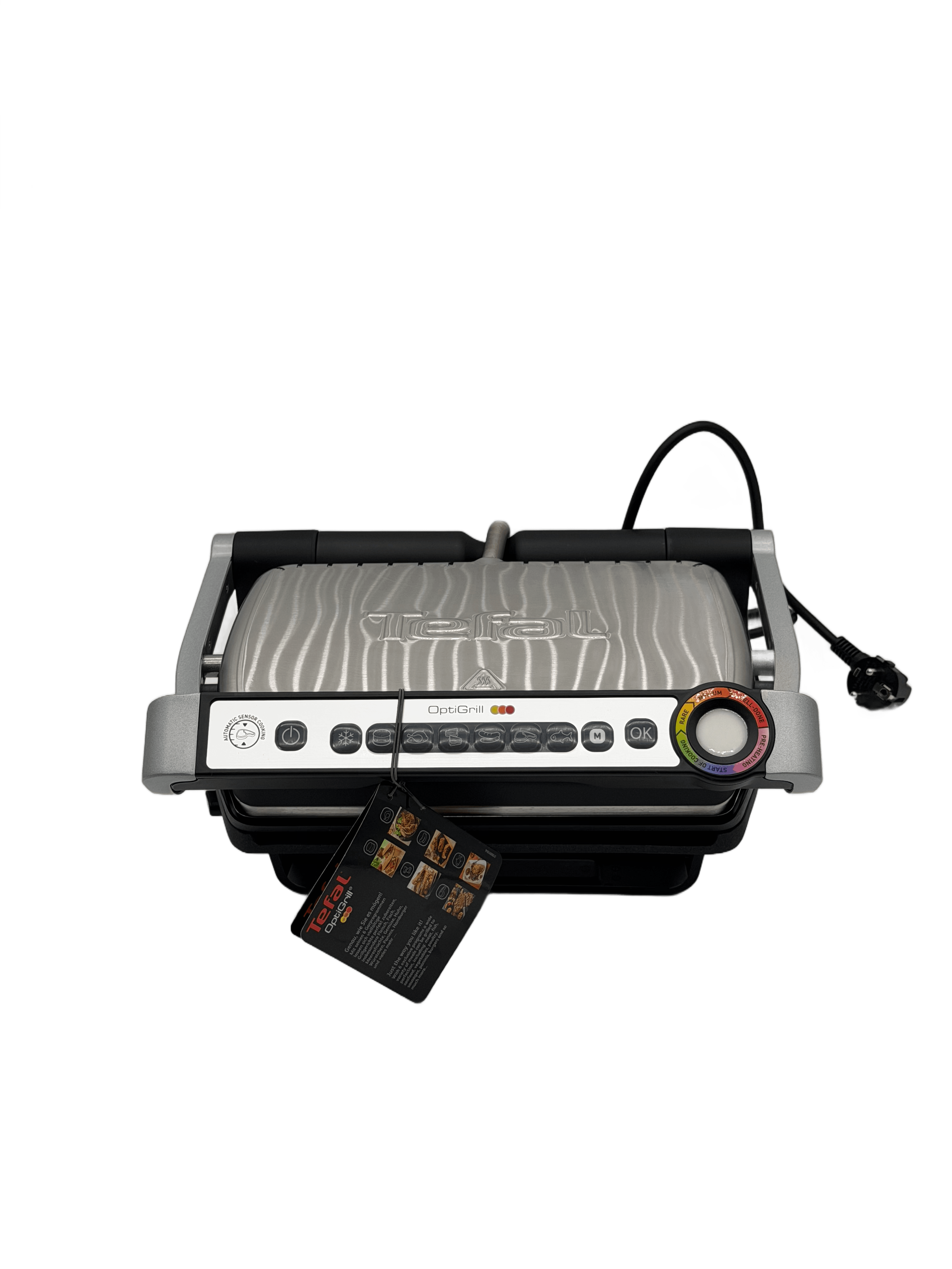 Tefal OptiGrill Automatic Feeders Tefal OptiGrill — Griglia elettrica da contatto con 6 programmi automatici