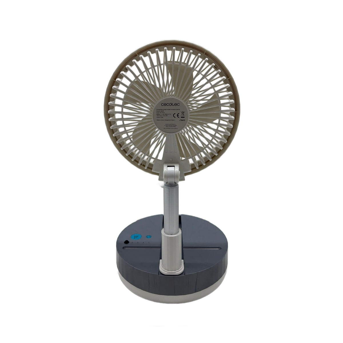 Cecotec EnergySilence 800 FoldAir Portable Control Ventilatore Cecotec EnergySilence 800 FoldAir Portable Control Ventilatore