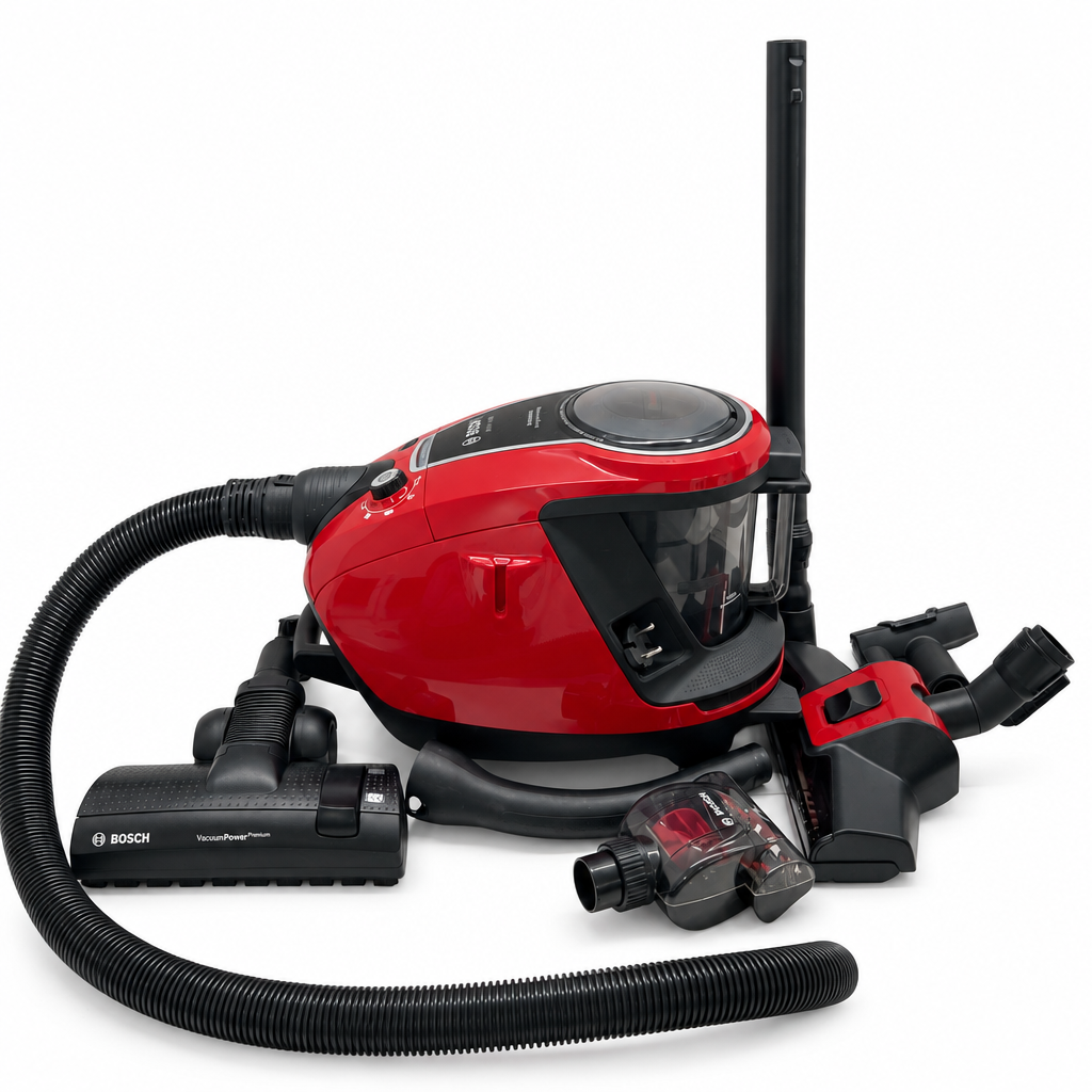 Bosch ProAnimal BGS7PET1 Aspirapolvere a traino Bosch ProAnimal BGS7PET1 Serie 8 Aspirapolvere senza sacco Rosso