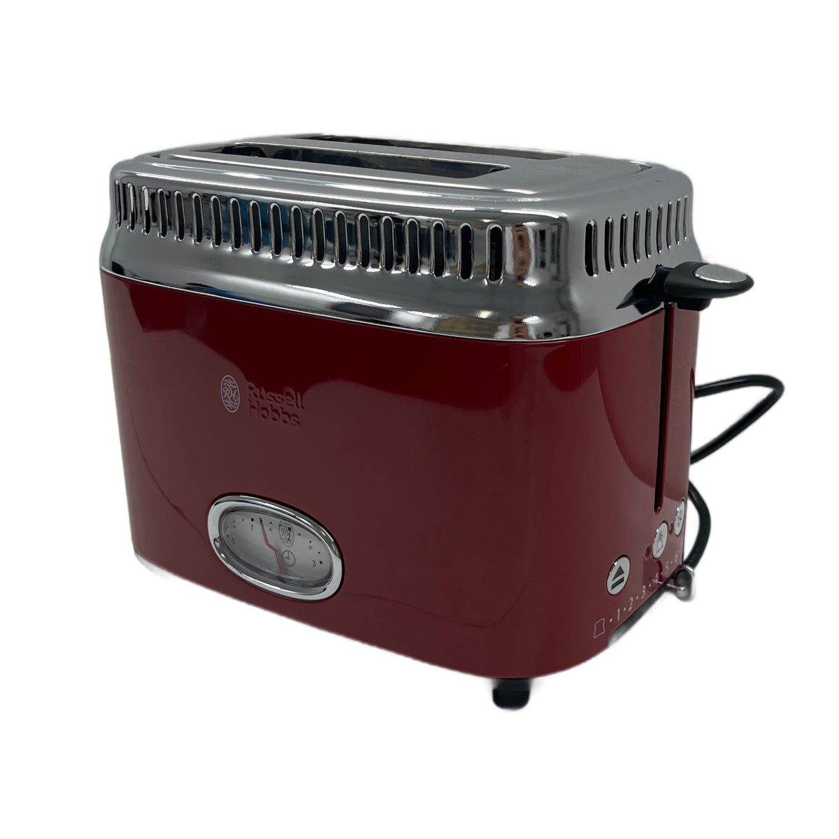 Russell Hobbs 21680-56 Tostapane Russell Hobbs Tostapane Retro 2 Fette 21680-56 Rosso, 1300 W, Solleva e Guarda