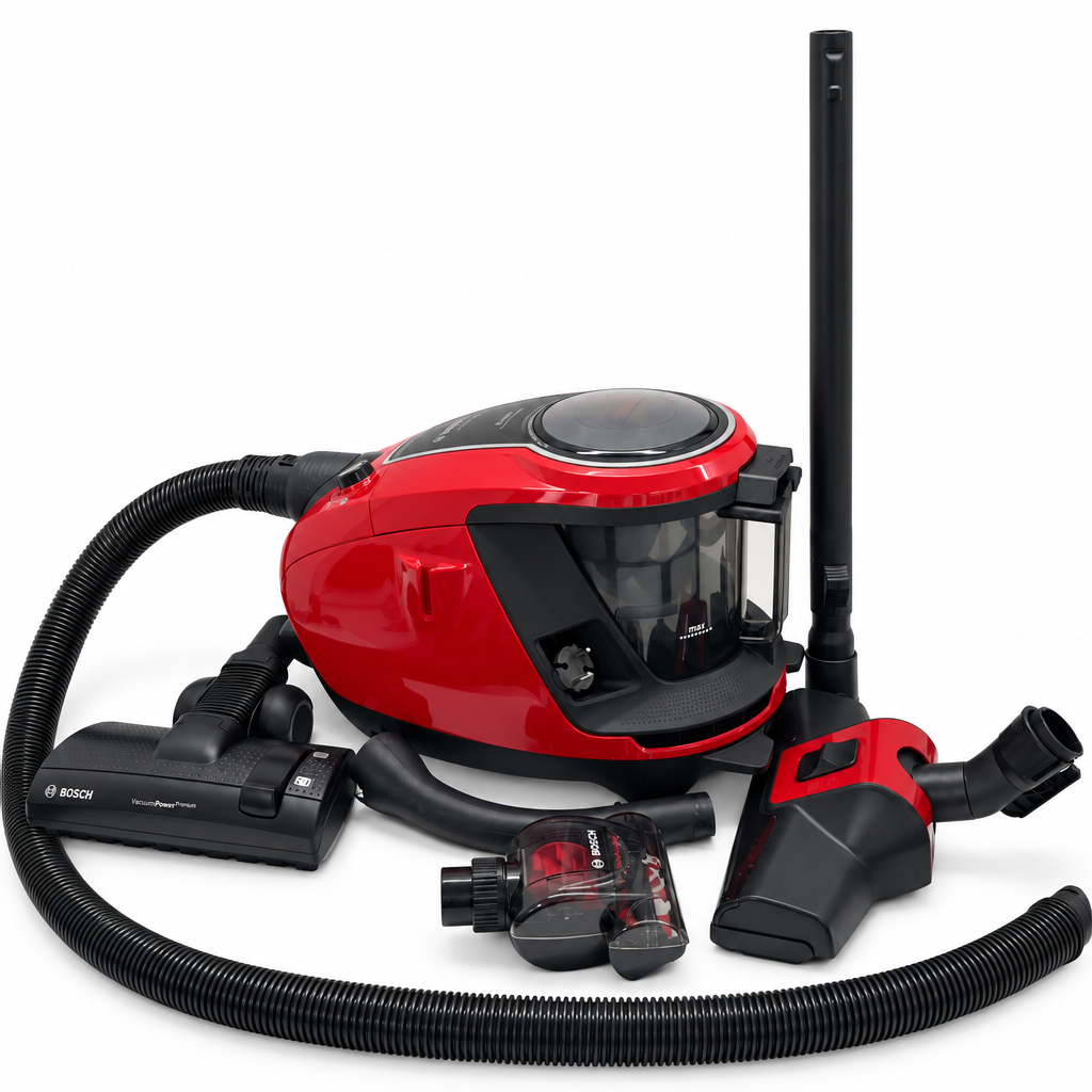 Bosch ProAnimal BGS7PET1 Aspirapolvere a traino Bosch ProAnimal BGS7PET1 Serie 8 Aspirapolvere senza sacco Rosso