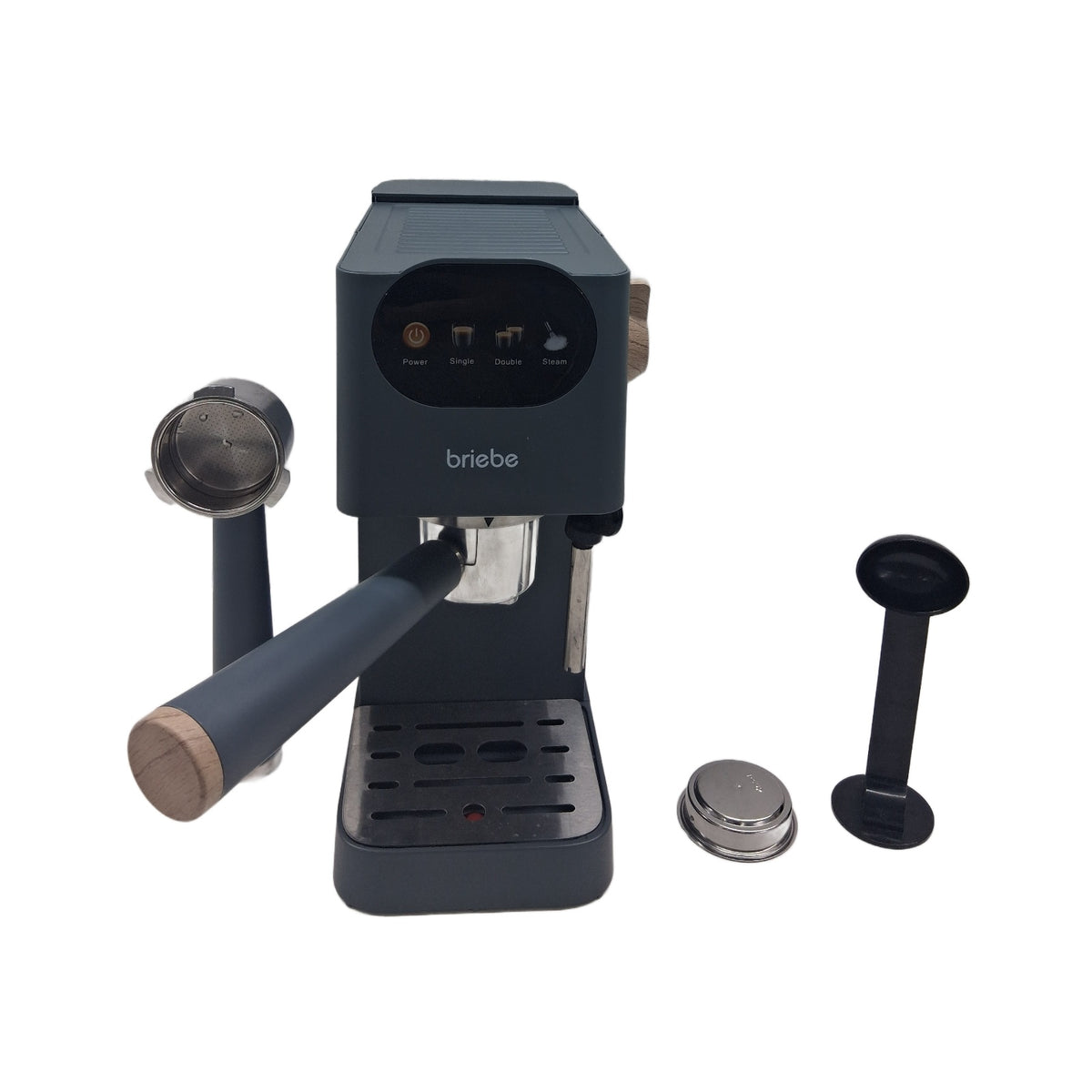 briebe EC1180GRY Macchina da caffè manuale briebe EC1180GRY Macchina da caffè espresso 20 bar, compatibile capsule Nespresso