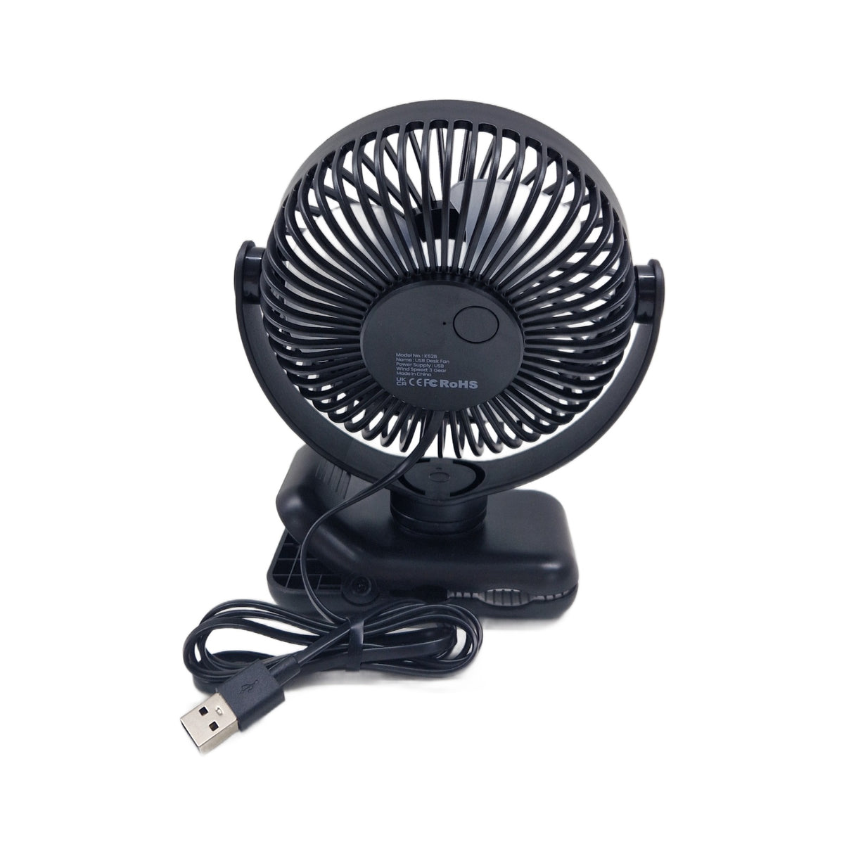 AXFEE Ventilatore Portatile con Clip Ventilatore AXFEE Ventilatore portatile con clip USB, Nero