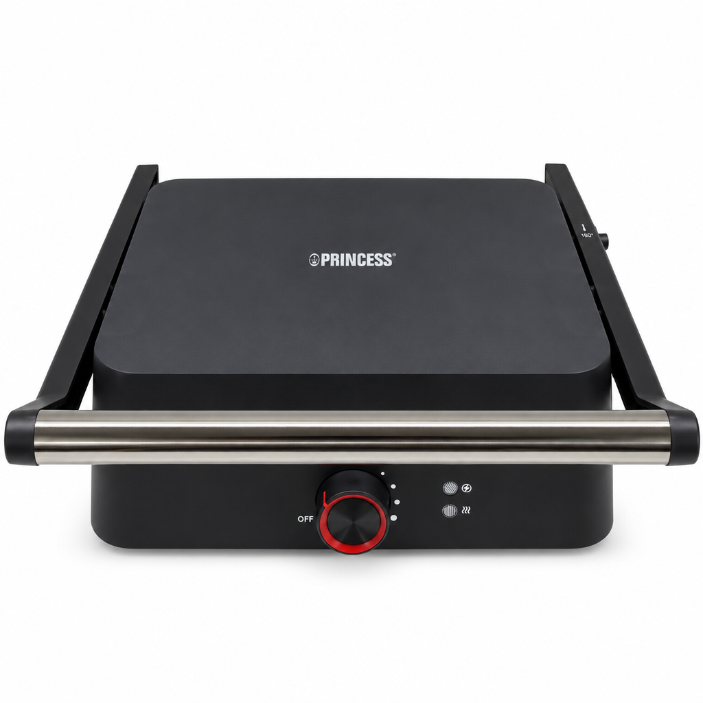 Princess 117502 Grill elettrico Princess Grill a contatto 117502, piastre rimovibili, apertura 180°