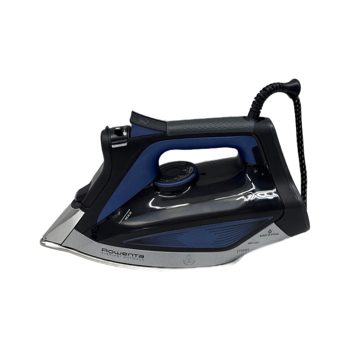 Rowenta Everlast DW7320 Ferro da stiro Rowenta Everlast DW7320 Ferro da Stiro a Vapore Anticalcare 2700 W Nero/Blu