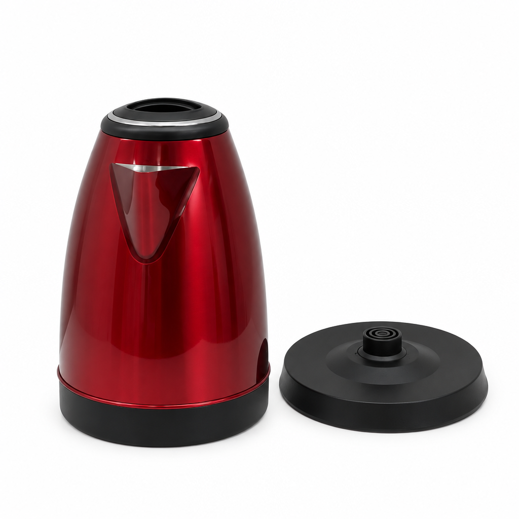 Hagen HA5525-RED Bollitore elettrico Hagen HA5525-RED Bollitore elettrico senza fili in acciaio inox 1,8 L rosso