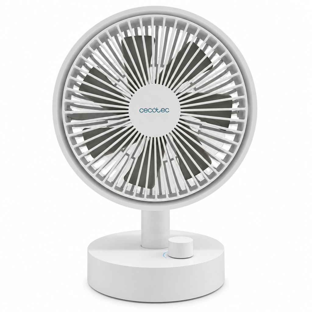 Cecotec EnergySilence 2000 Ventilatore Cecotec EnergySilence 2000 Ventilatore da tavolo portatile a batteria 2000 mAh 6 polli