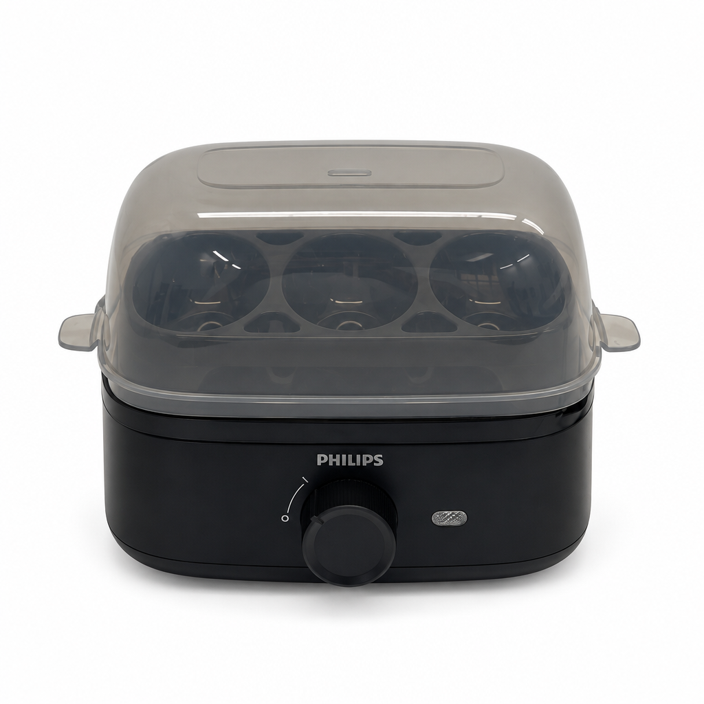 Philips HD9137/90 Cuociuova elettrico 3000 per 6 uova, 400 W, nero