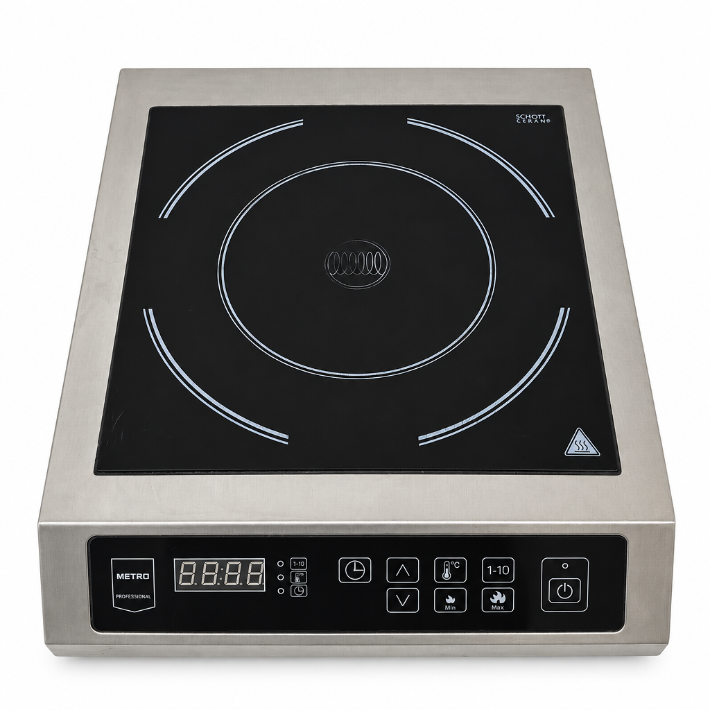 METRO Professional GIC3135 Piastra a induzione portatile METRO Professional GIC3135 - Piano cottura a induzione 3500 W, accia